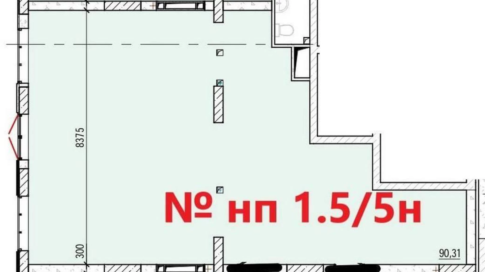 Продается 4-комнатная квартира 90 кв. м в Одессе, ул. Профсоюзная, 9А - фото 3