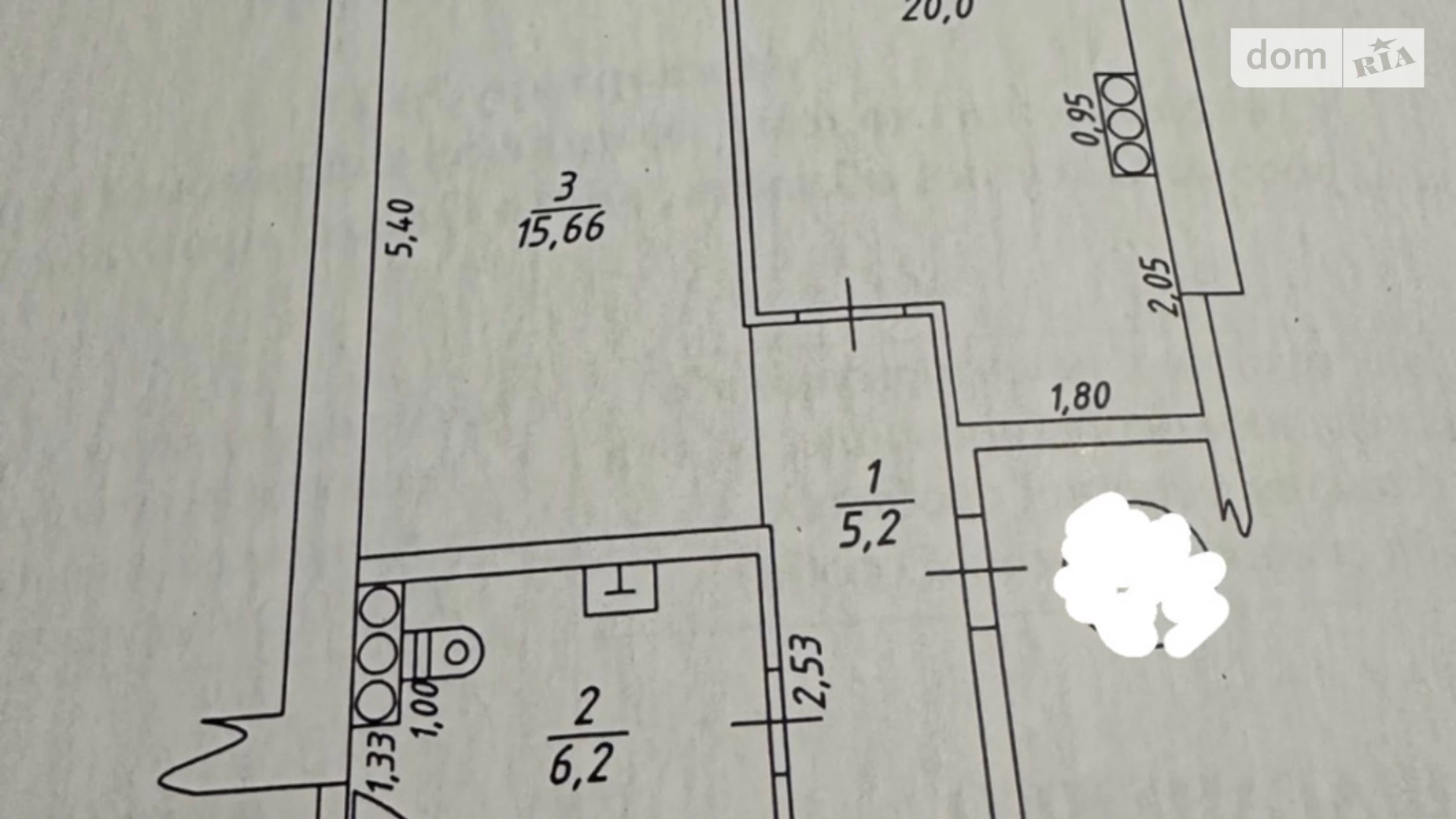 Продається 1-кімнатна квартира 49 кв. м у Одесі, пров. Ванний, 1