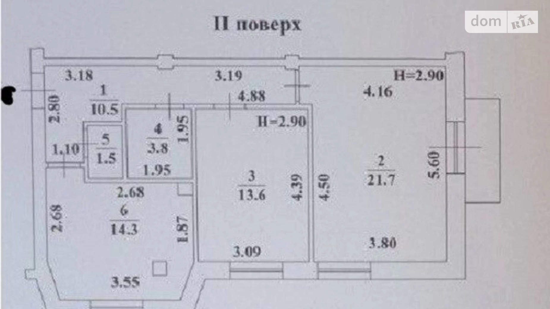 Продається 2-кімнатна квартира 66.3 кв. м у Одесі, вул. Тульська