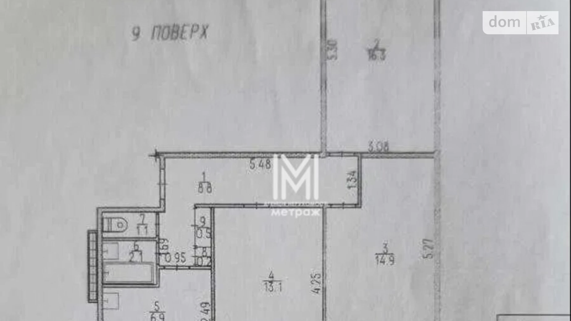 Продається 3-кімнатна квартира 66 кв. м у Харкові, просп. Перемоги, 67