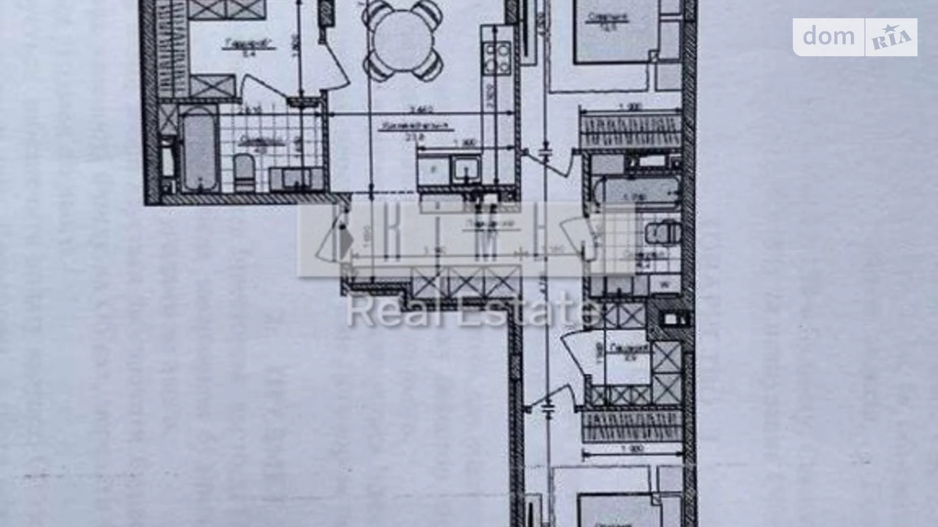 Продається 3-кімнатна квартира 91 кв. м у Києві, вул. Абая Кунанбаєва, 1