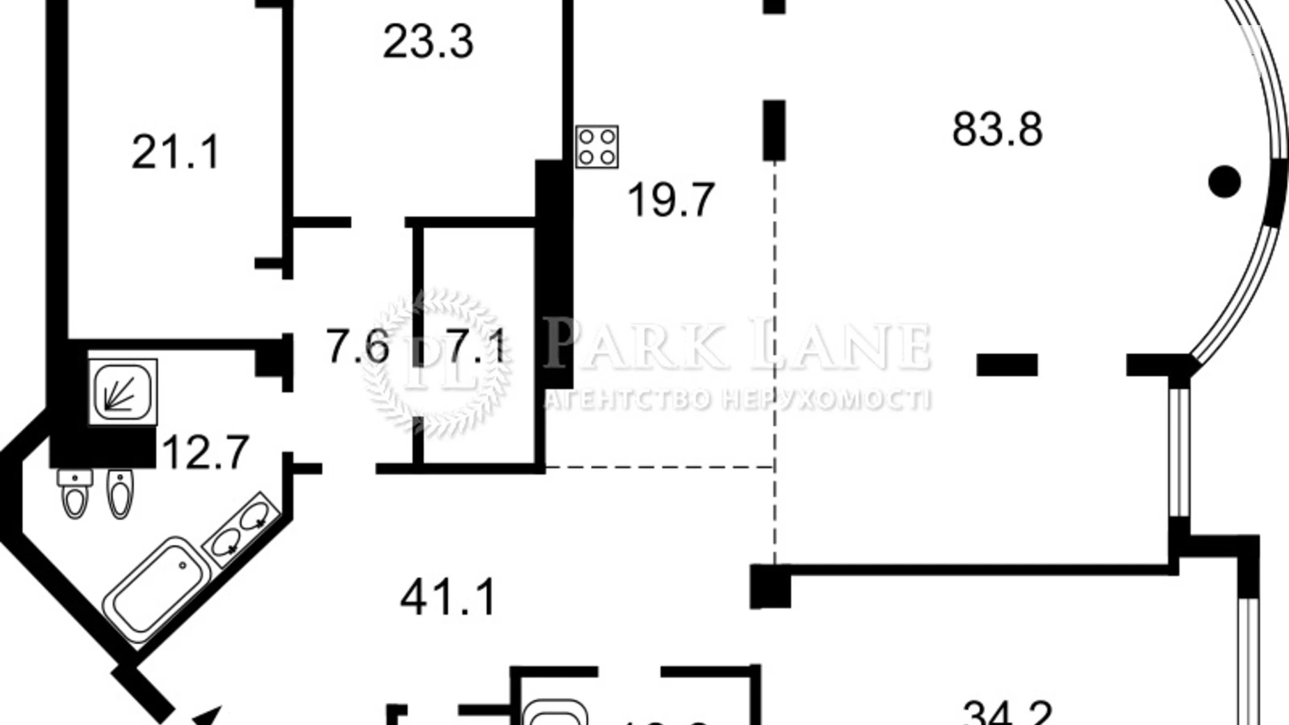 Продается 5-комнатная квартира 292 кв. м в Киеве, ул. Ивана Мазепы, 11Б