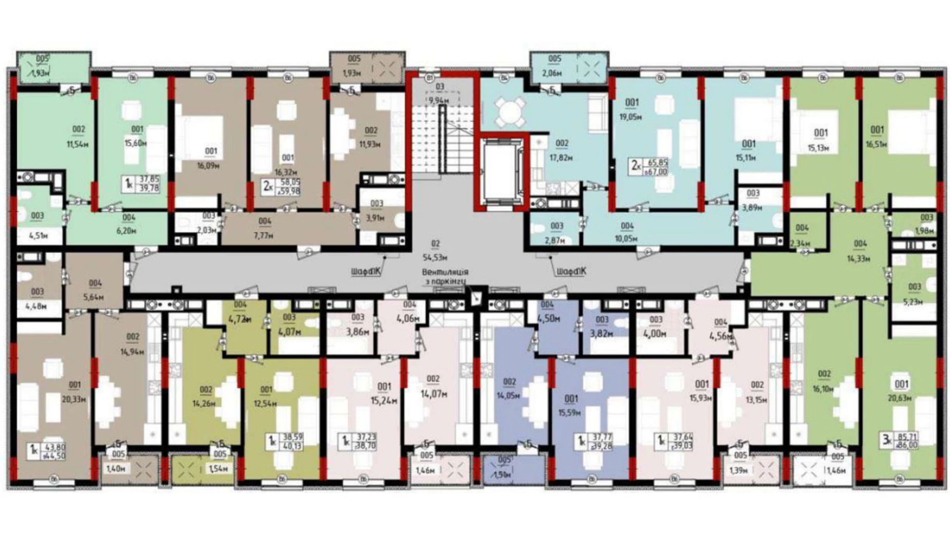 Продается 1-комнатная квартира 39.2 кв. м в Ивано-Франковске, ул. Бориславская