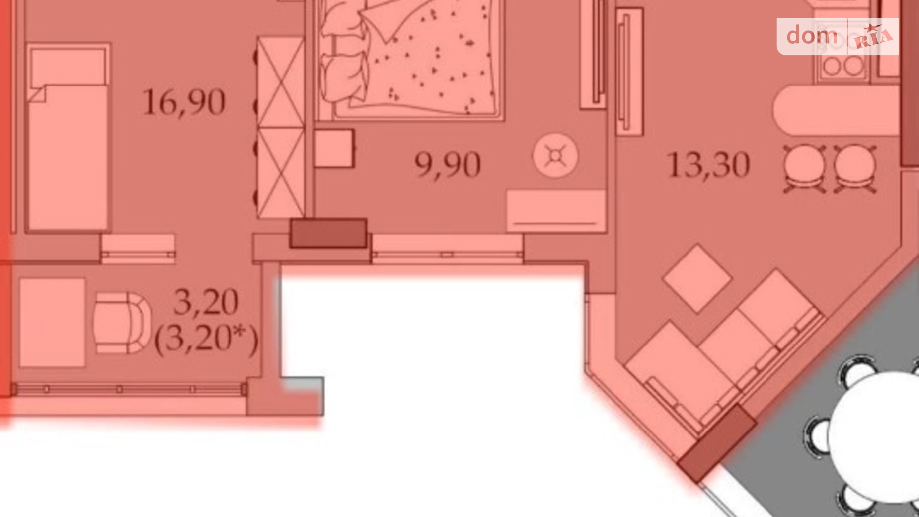 Продается 2-комнатная квартира 57.2 кв. м в Одессе, ул. Академика Вильямса, 93/1