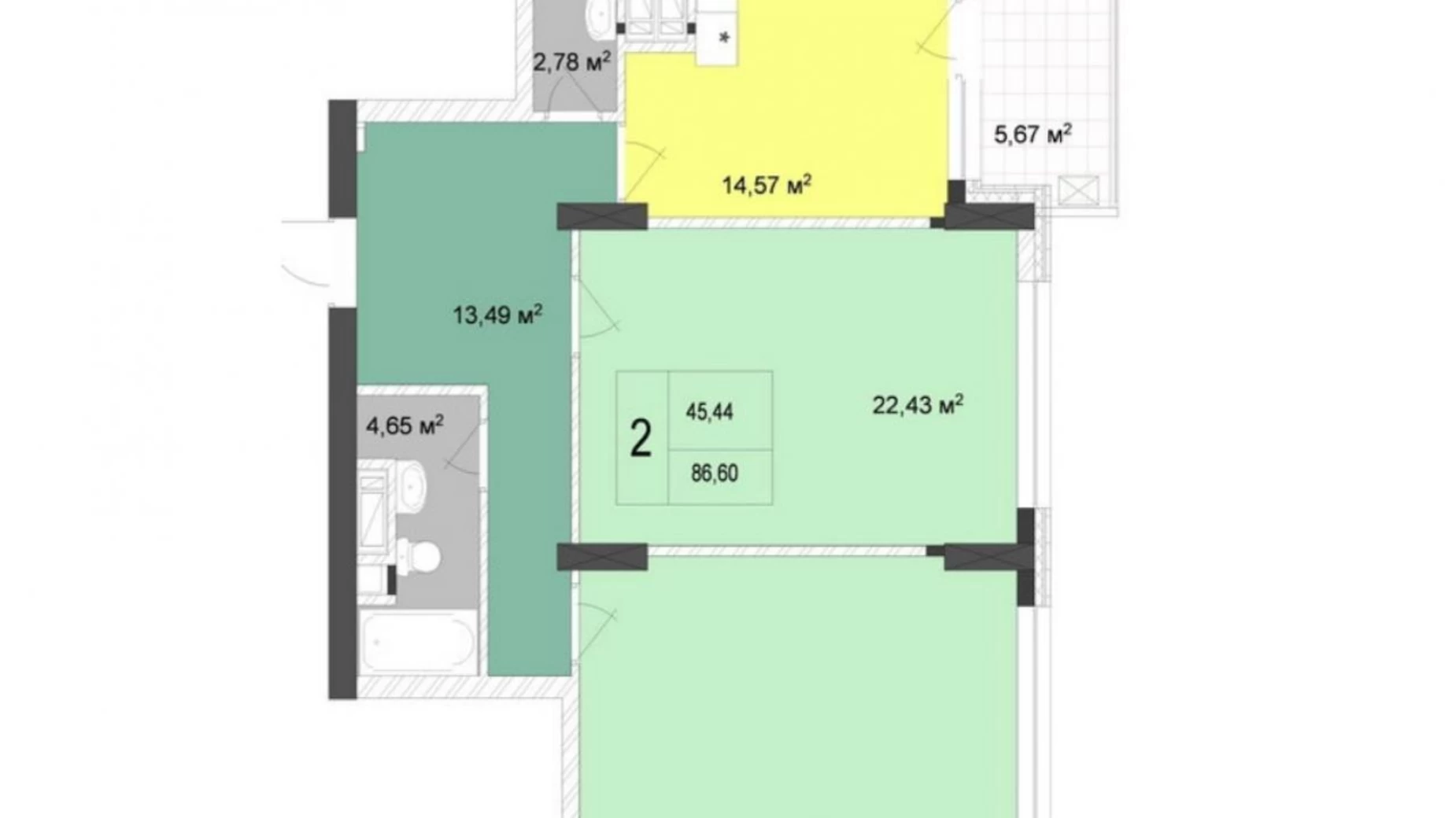 Продается 3-комнатная квартира 83 кв. м в Киеве, ул. Андрея Верхогляда(Драгомирова), 9