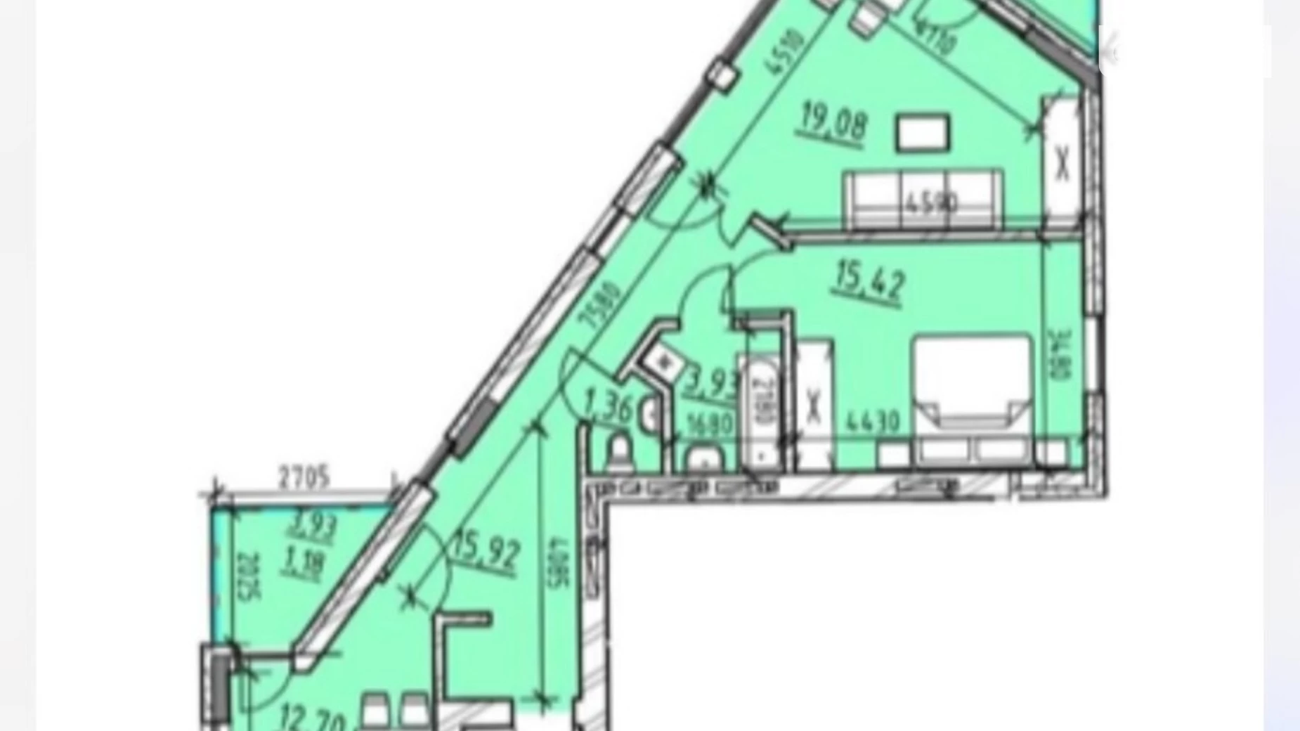 Продается 2-комнатная квартира 71 кв. м в Львове, ул. Шевченко Тараса, 17 - фото 5