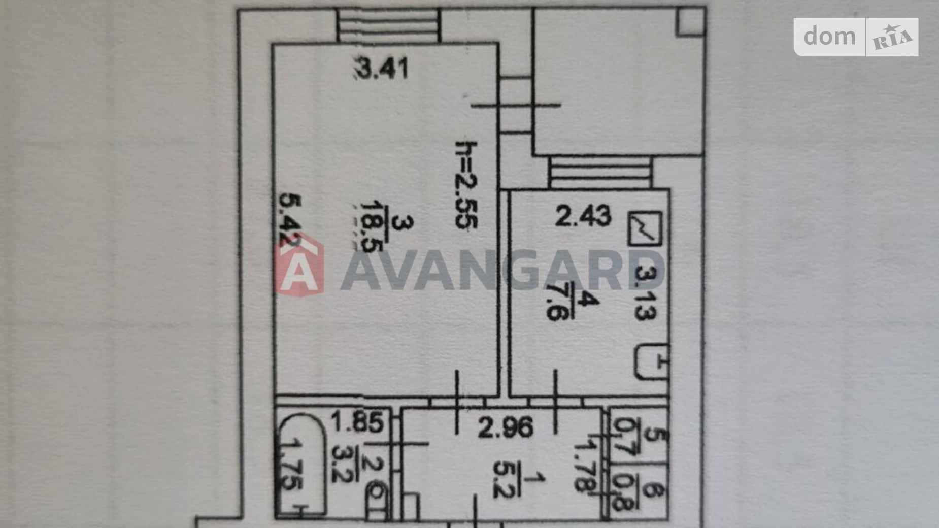 1-комнатная квартира 38 кв. м в Запорожье, вул. Победы