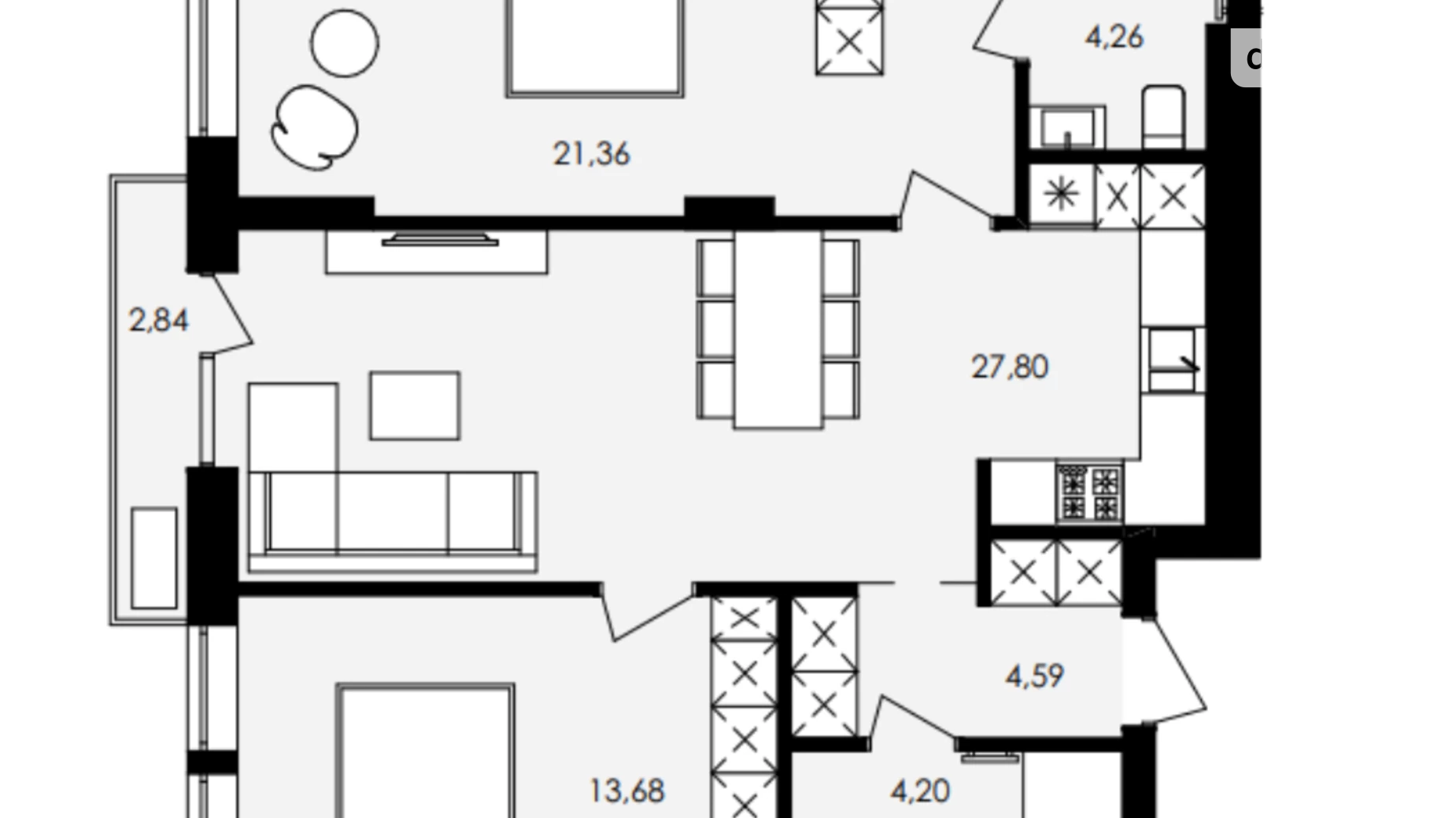 Продается 2-комнатная квартира 77 кв. м в Львове, ул. Замарстиновская - фото 2