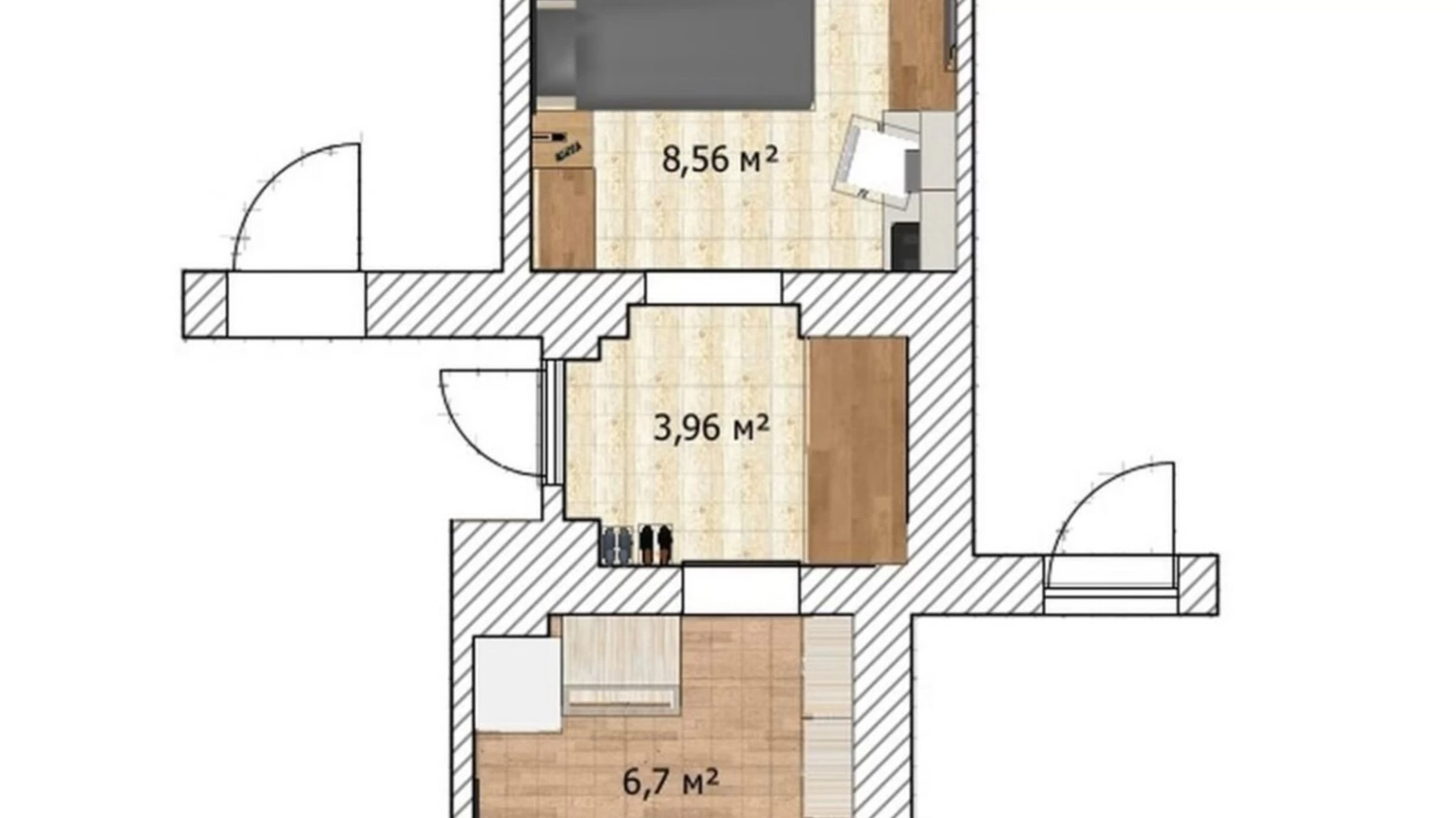 Продается 1-комнатная квартира 24 кв. м в Днепре, ул. Энергетическая, 7