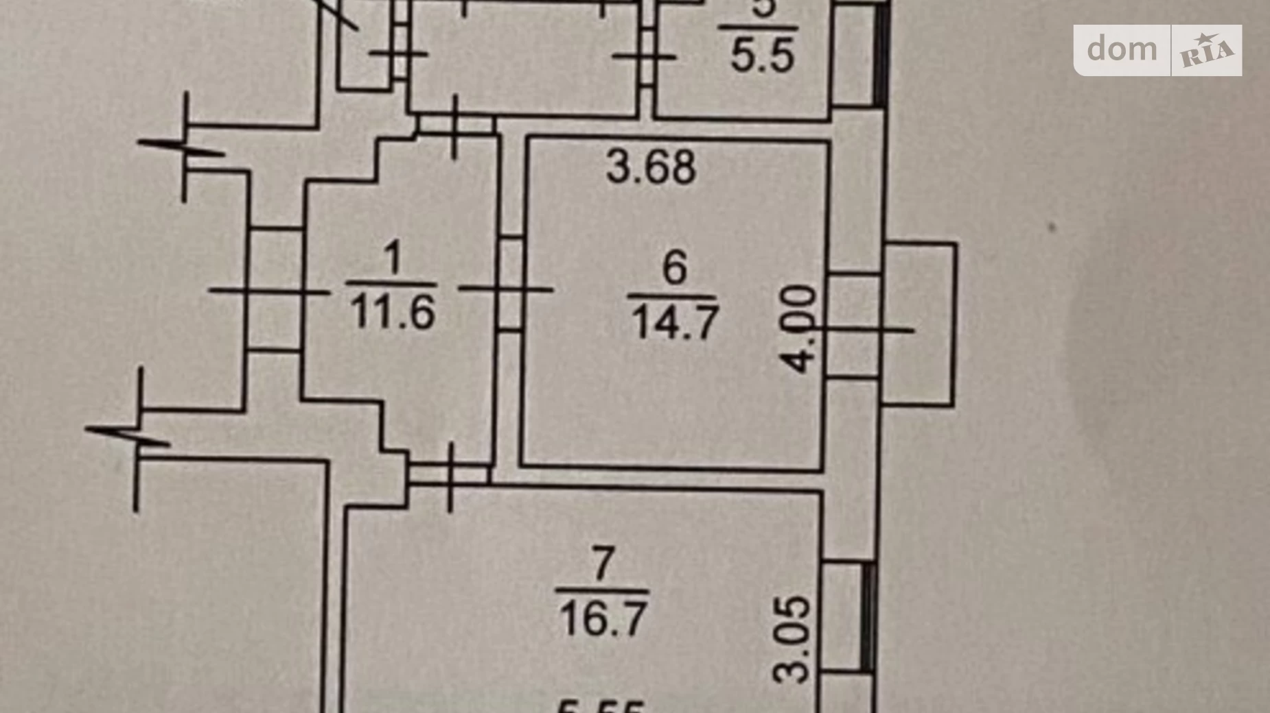 Продается 2-комнатная квартира 55 кв. м в Днепре, просп. Яворницкого Дмитрия, 100 - фото 2