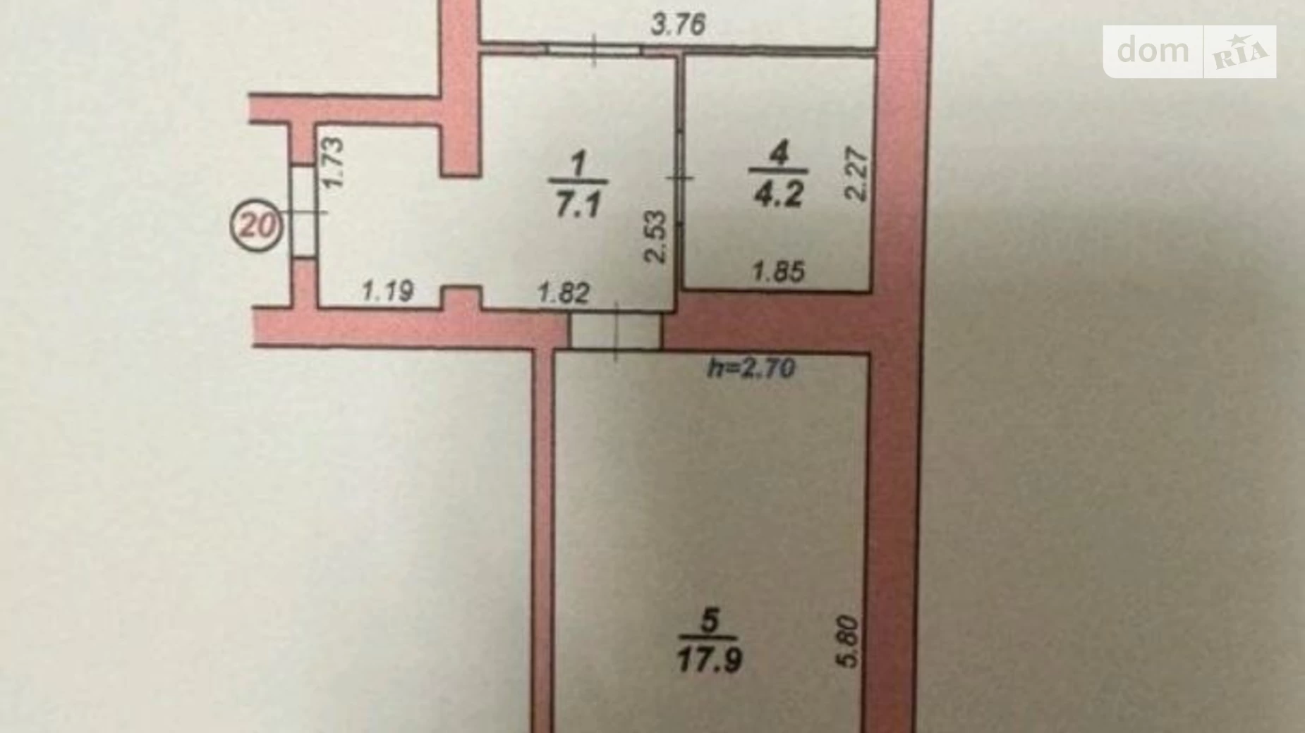 Продается 1-комнатная квартира 48 кв. м в Хмельницком, ул. Северная - фото 2