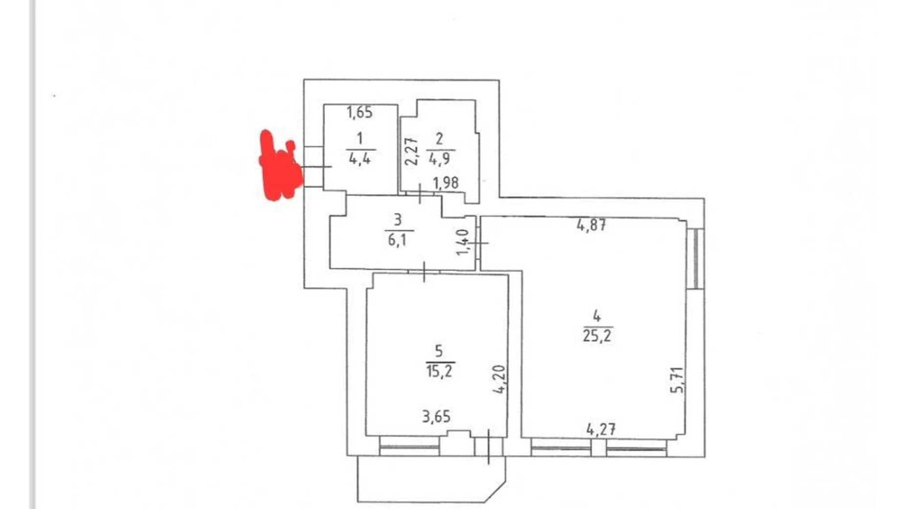 Продается 1-комнатная квартира 57 кв. м в Одессе, ул. Солнечная