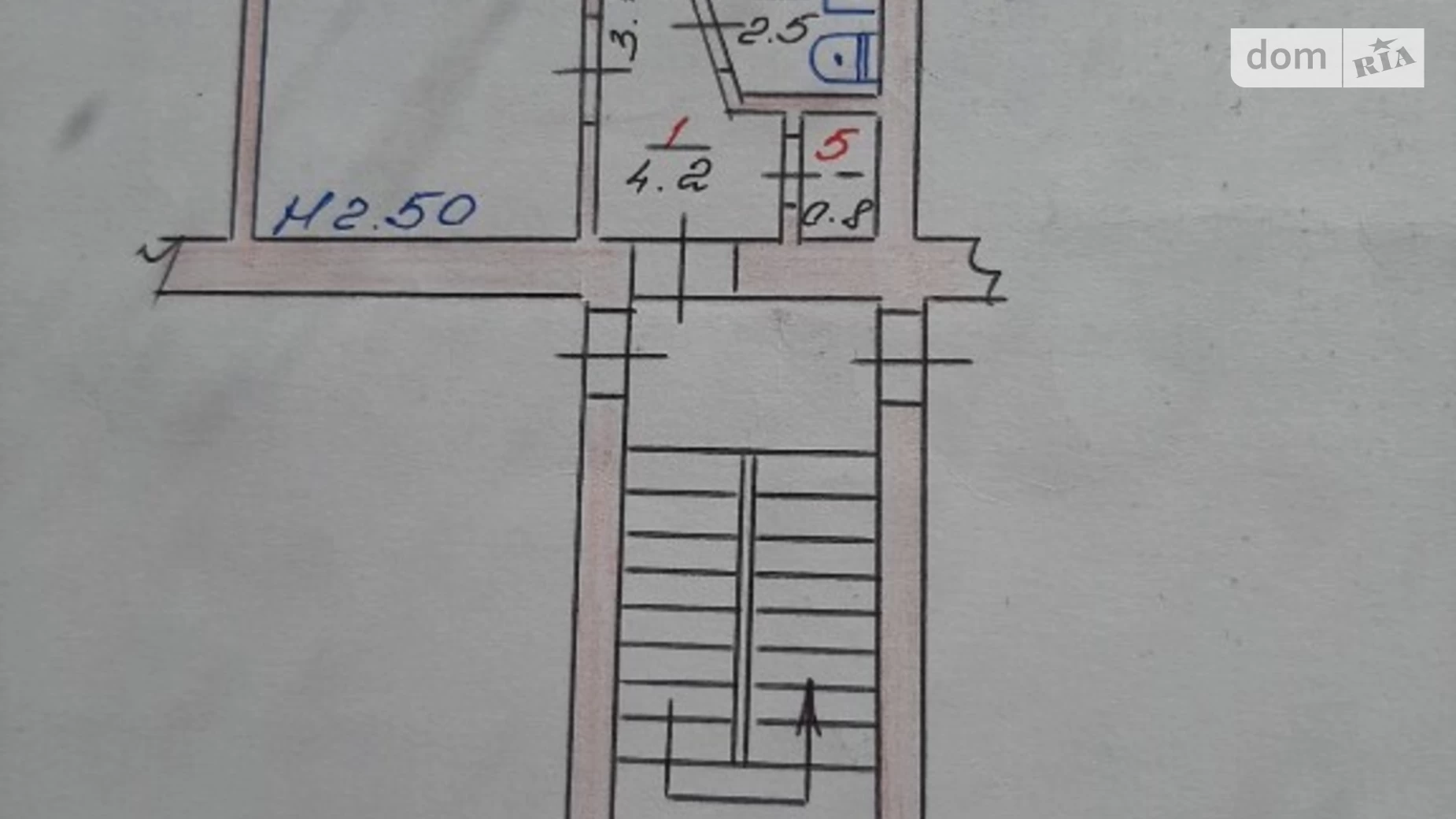 Продается 1-комнатная квартира 31 кв. м в Хмельницком, просп. Мира, 76/1