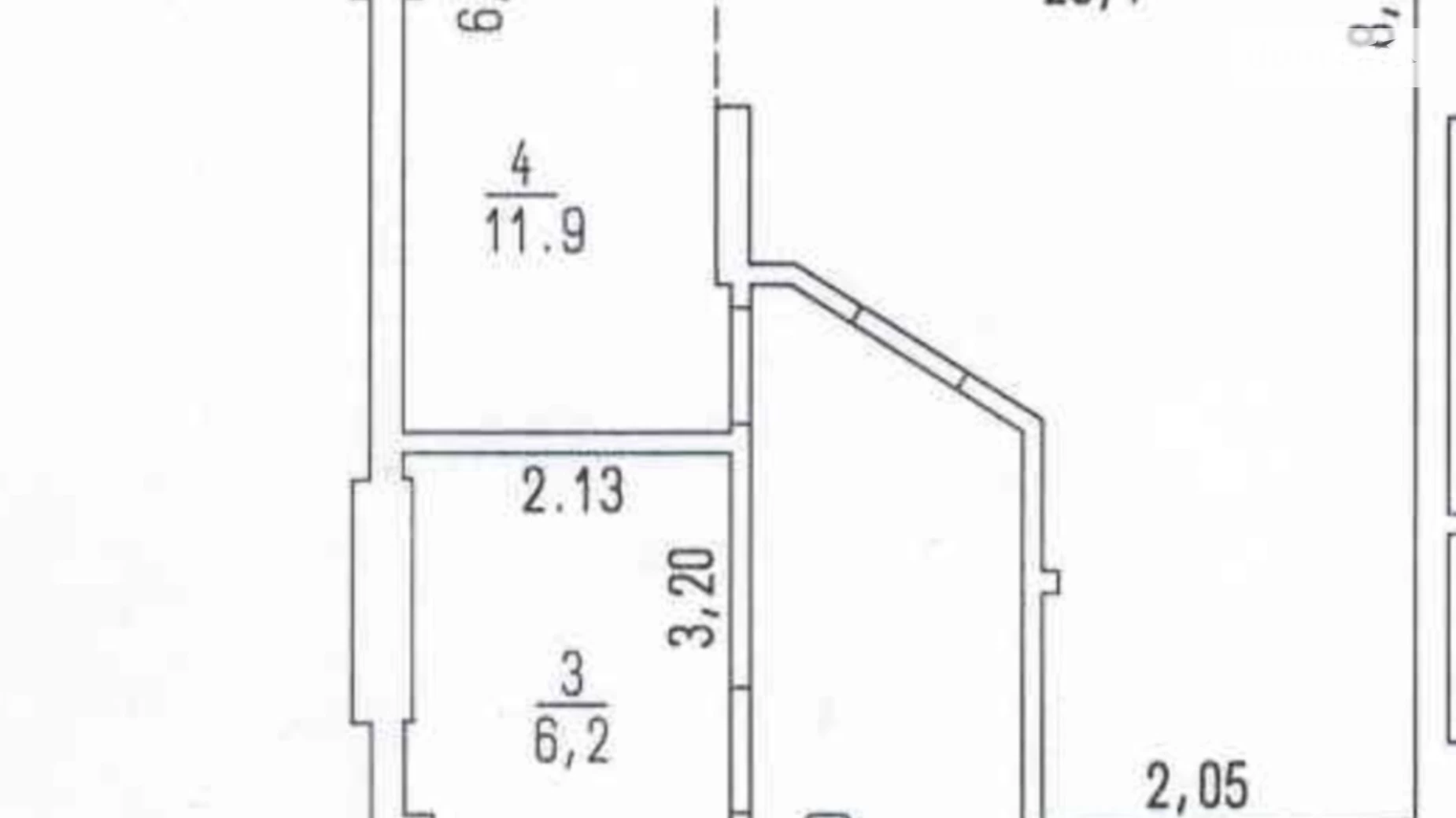 Продается 1-комнатная квартира 71 кв. м в Черкассах, вул. Гоголя, 302