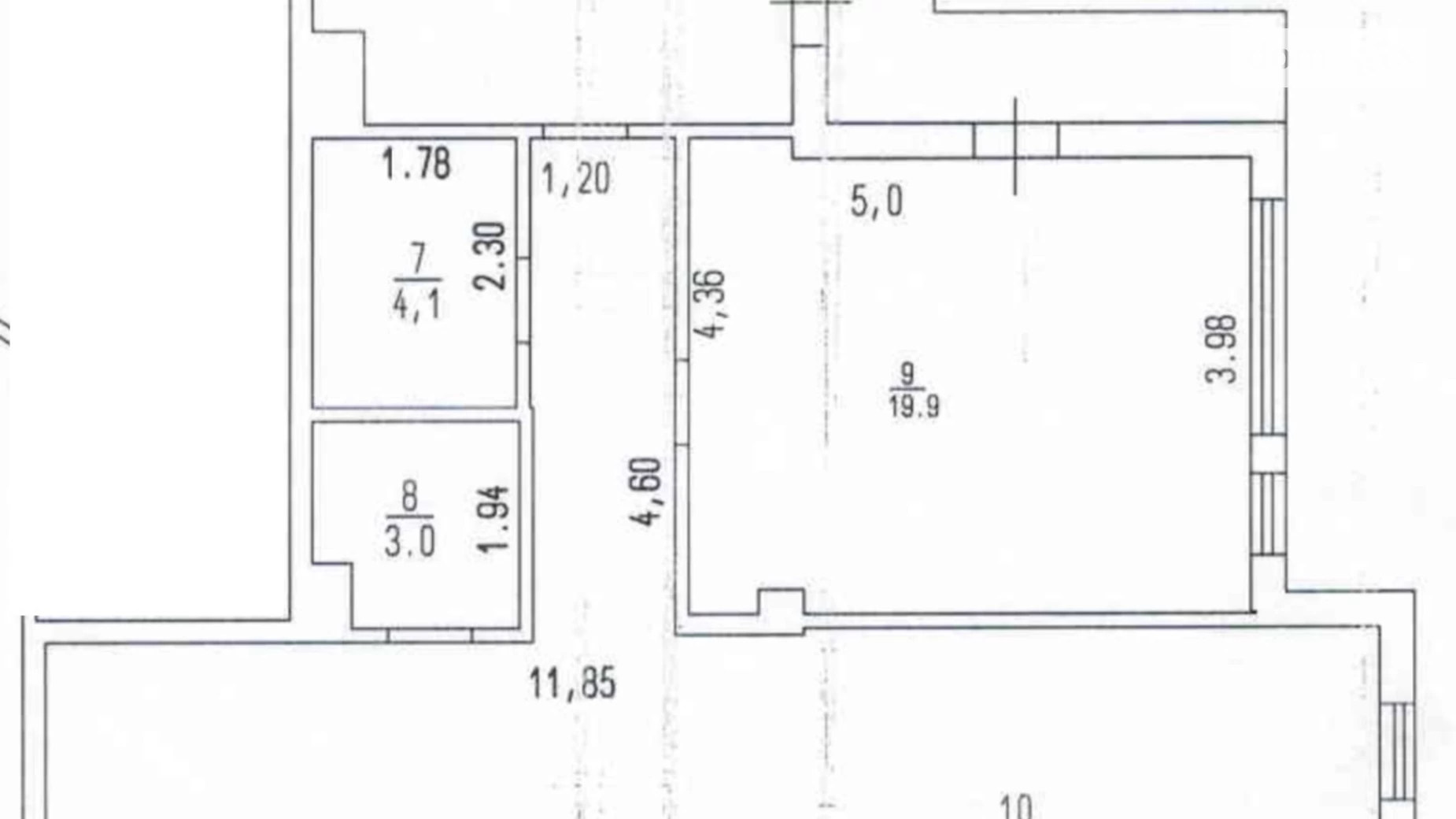 Продается 1-комнатная квартира 71 кв. м в Черкассах, ул. Гоголя, 302