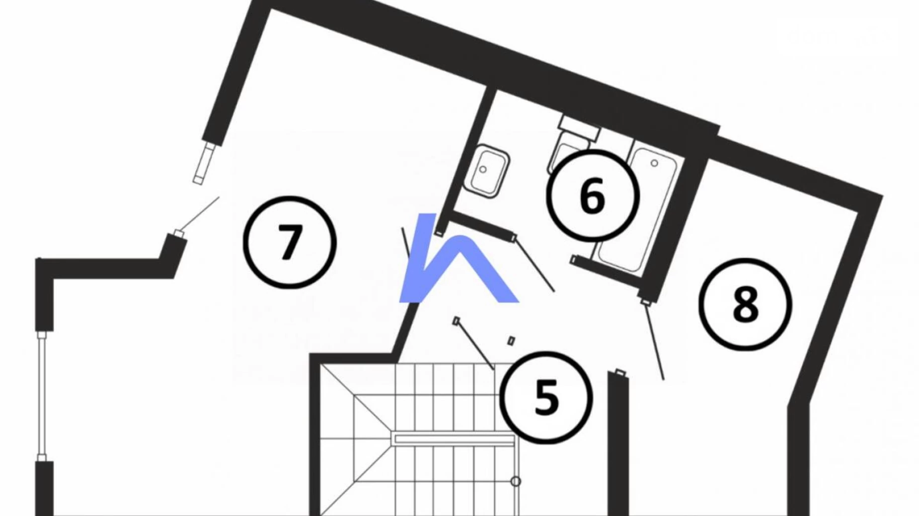 Продается 2-комнатная квартира 72.4 кв. м в Львове, ул. Стрыйская