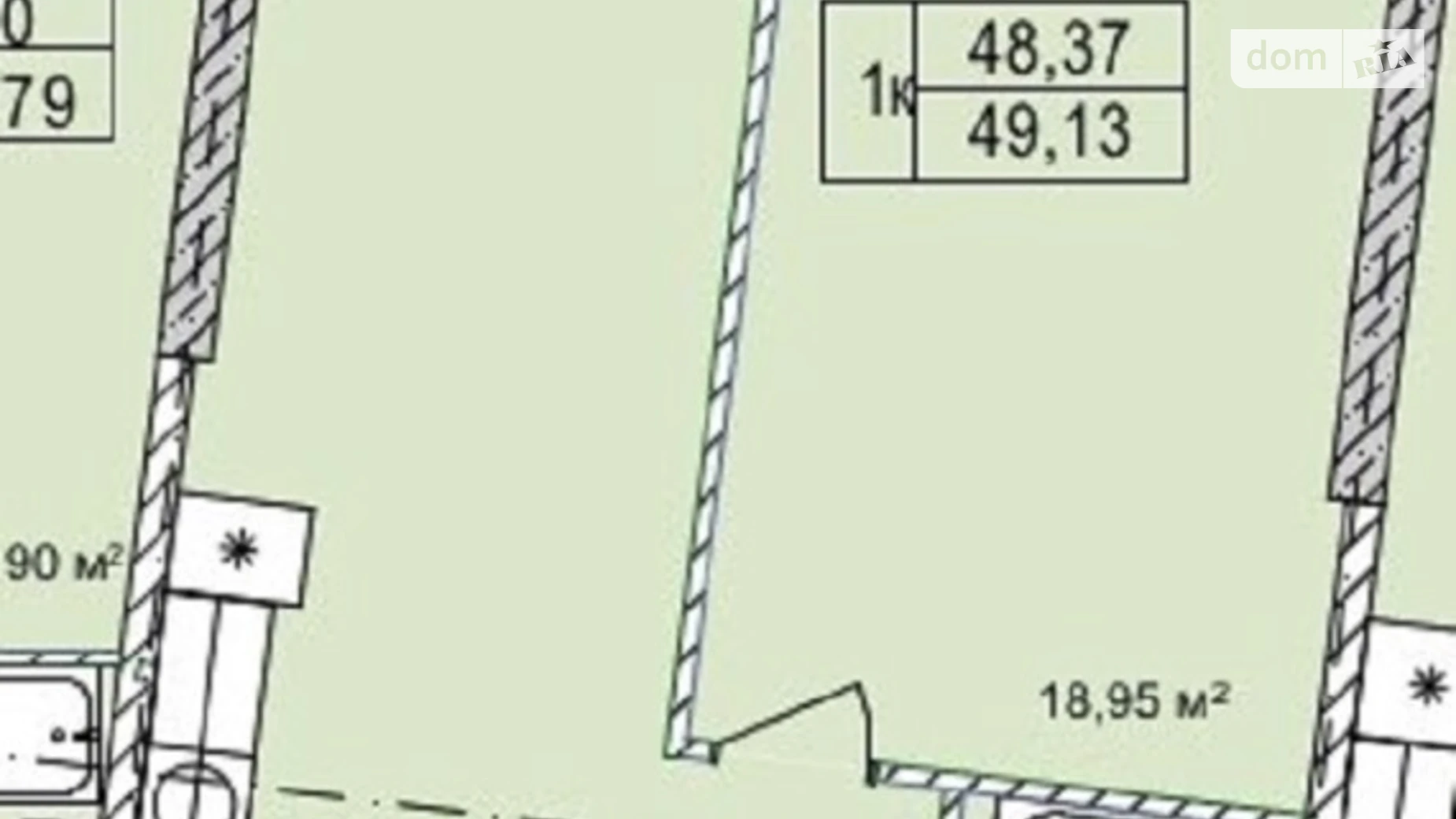 Продается 1-комнатная квартира 47.7 кв. м в Одессе, ул. Чубаевская - фото 3