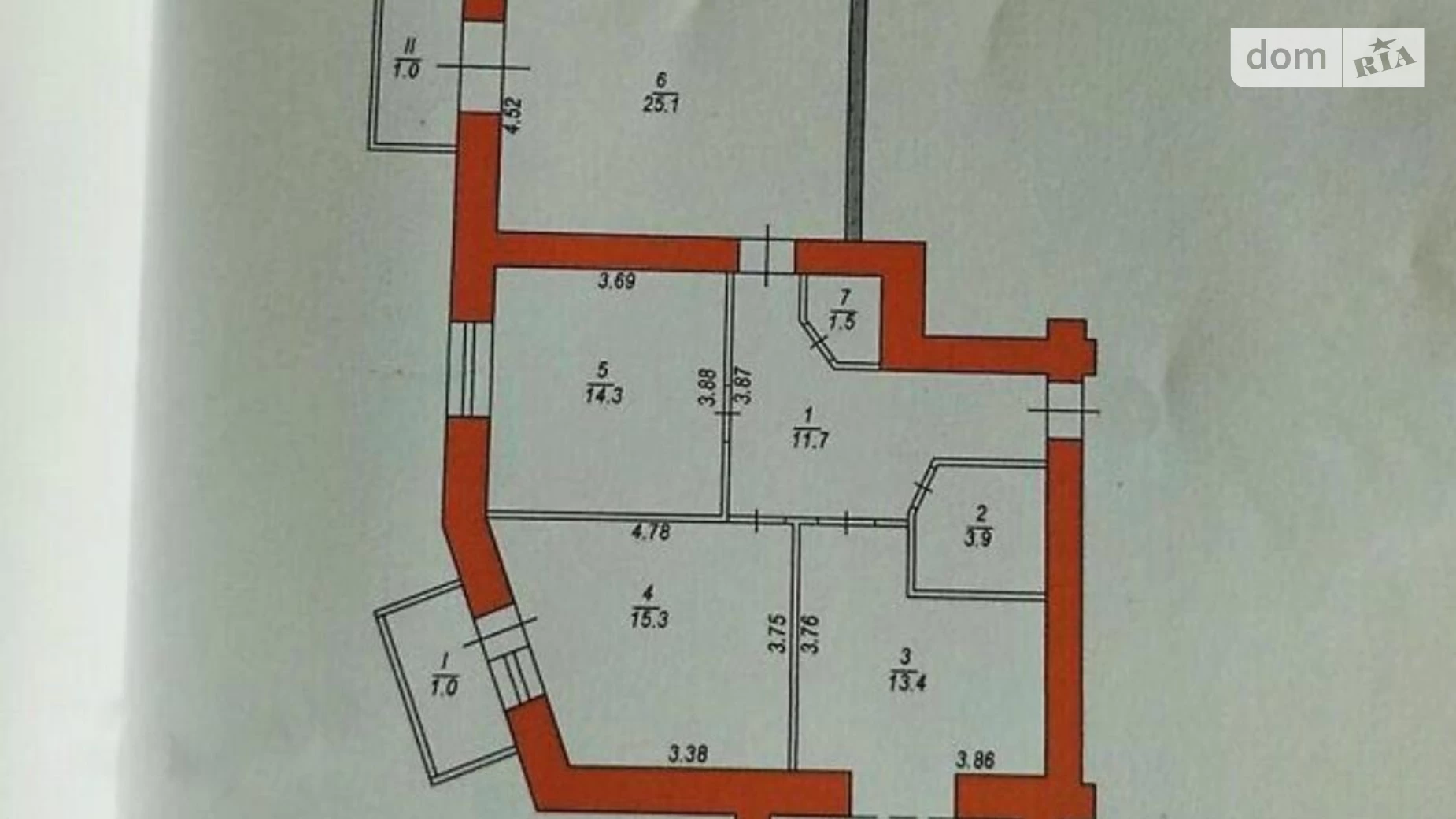 3-кімнатна квартира 95 кв. м у Тернополі, вул. Будного Степана