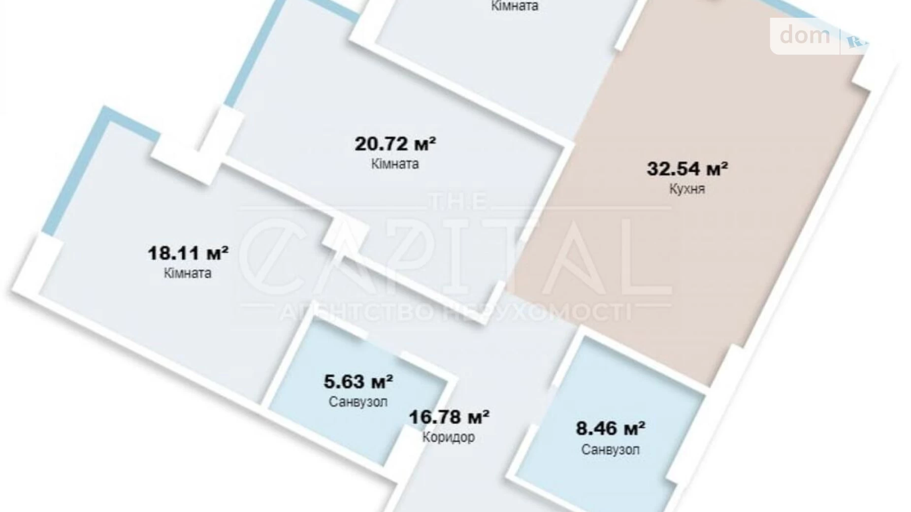 Продається 3-кімнатна квартира 123 кв. м у Києві