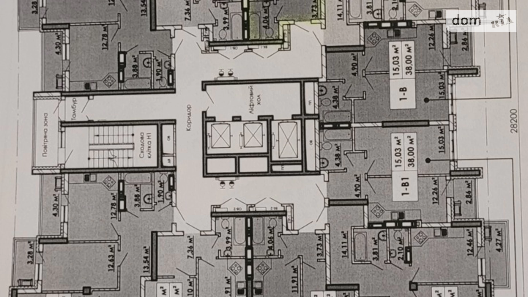 Продается 1-комнатная квартира 36.29 кв. м в Киеве, ул. Жулянская