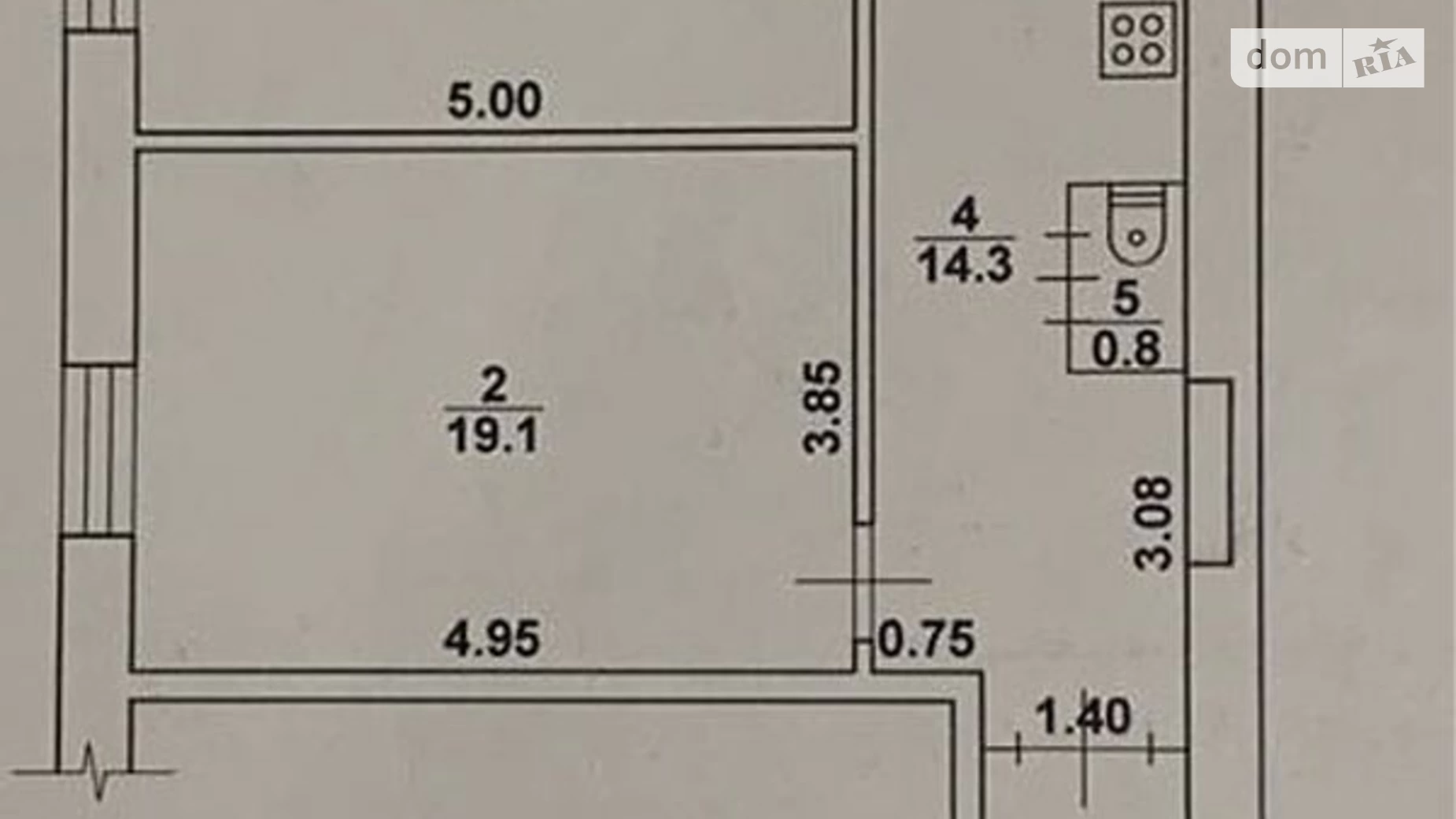 Продається 2-кімнатна квартира 54 кв. м у Одесі, вул. Асташкіна, 7