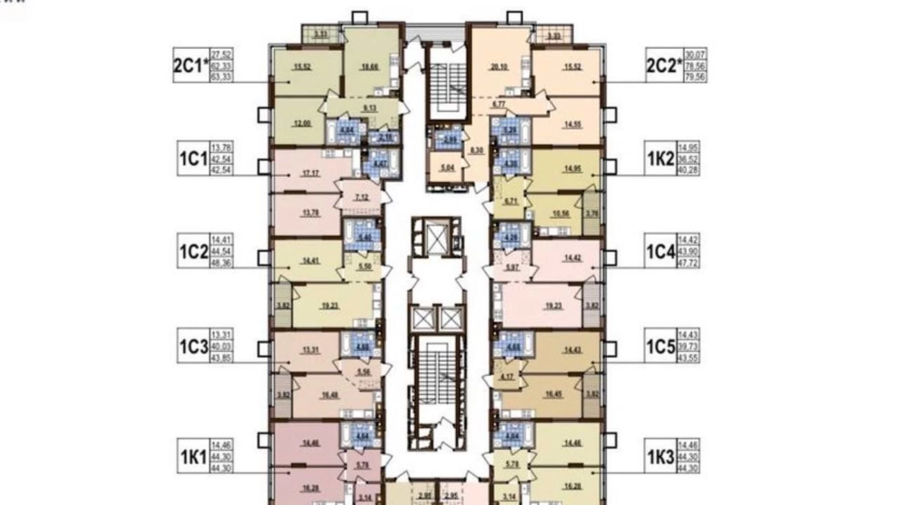 Продается 1-комнатная квартира 44 кв. м в Киеве, просп. Правды