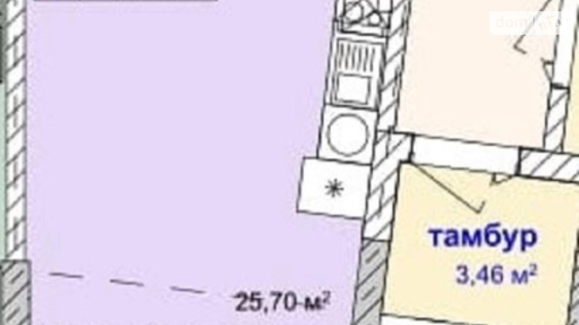 Продается 1-комнатная квартира 30.15 кв. м в Одессе, ул. Чубаевская - фото 3