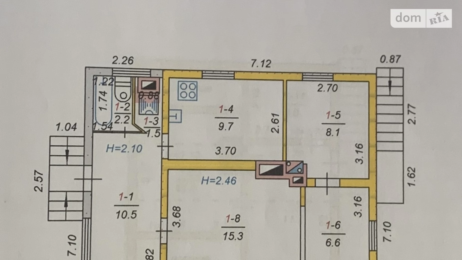 Продается дом на 2 этажа 114 кв. м с беседкой, ул. Первомайская