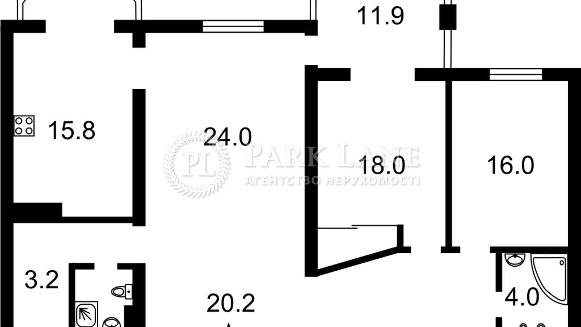 Продается 3-комнатная квартира 117 кв. м в Киеве, ул. Клиническая, 23-25 - фото 2