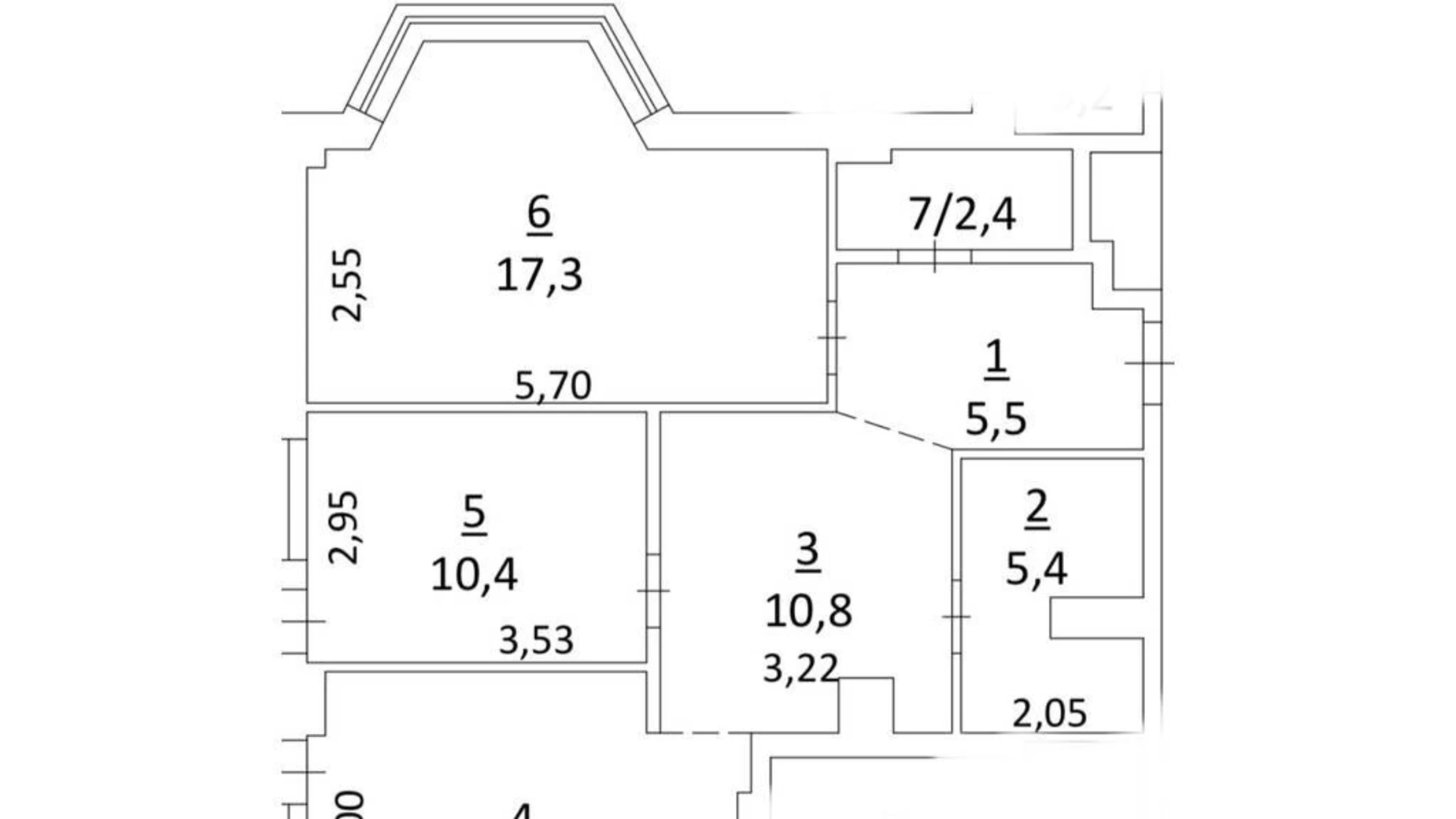Продається 2-кімнатна квартира 68 кв. м у Одесі, вул. Сонячна - фото 2