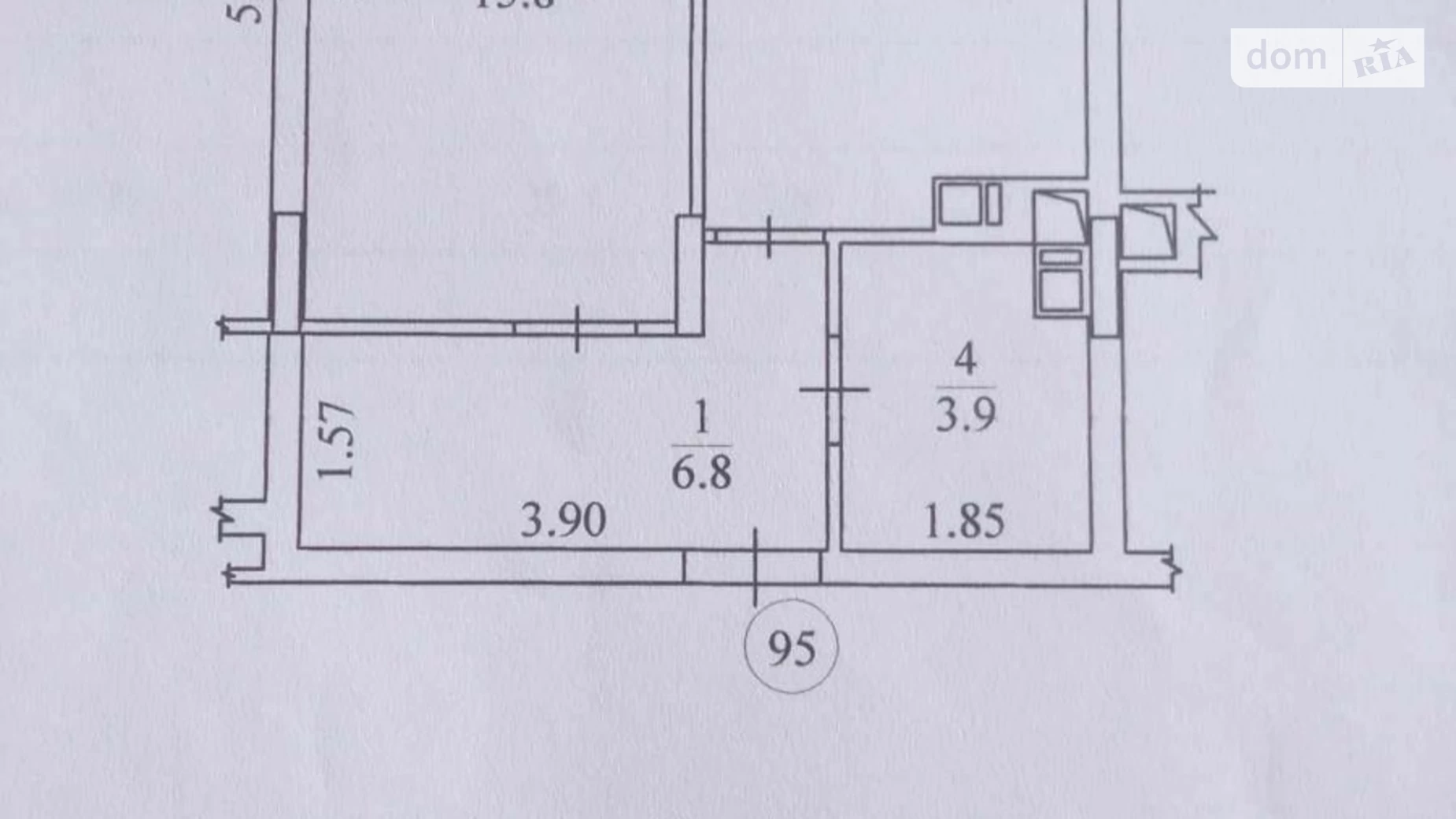 Продається 1-кімнатна квартира 38 кв. м у Бучі, вул. Бориса Гмирі, 11/6