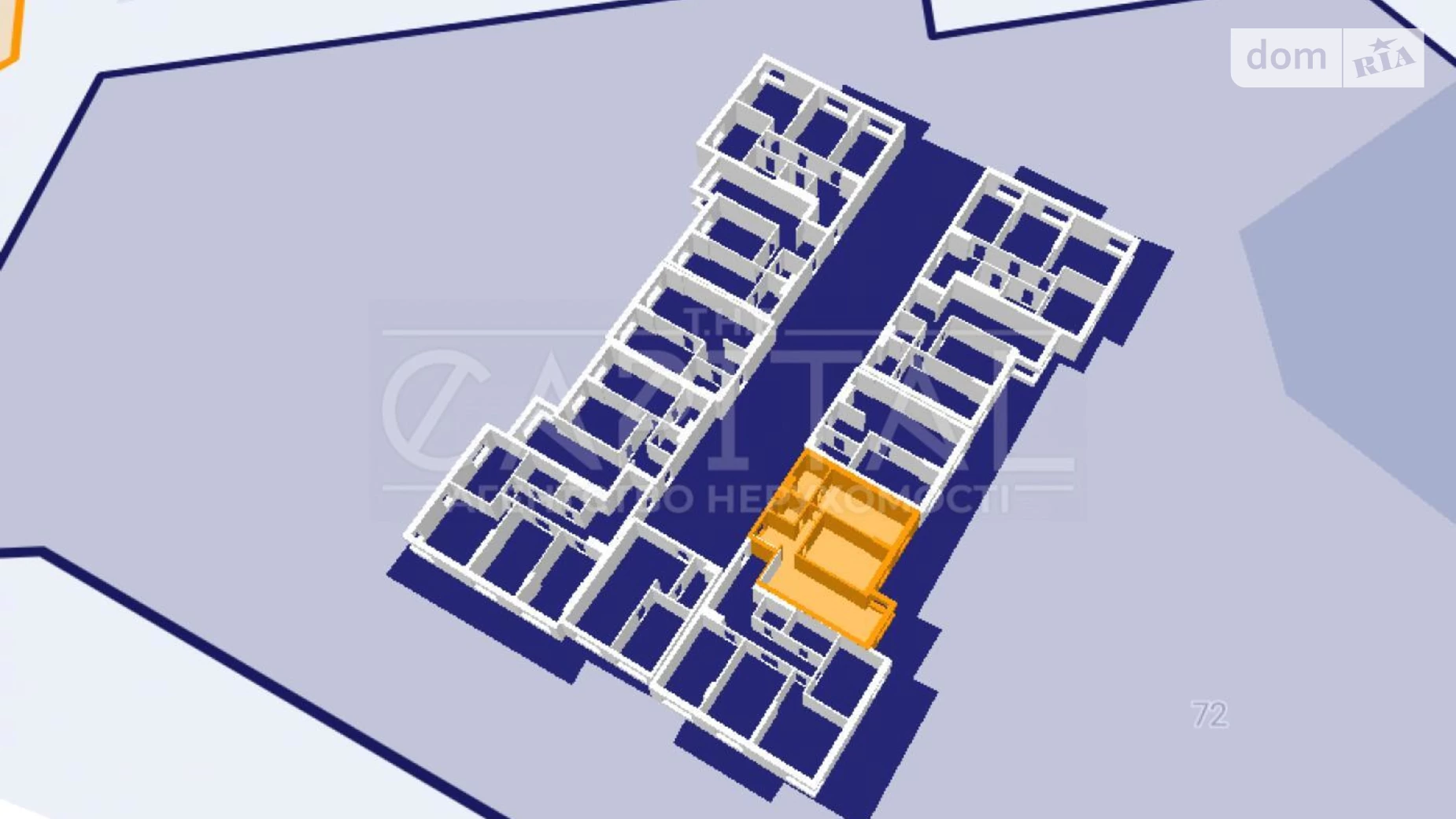 Продается 2-комнатная квартира 82.91 кв. м в Киеве, ул. Зверинецкая, 72