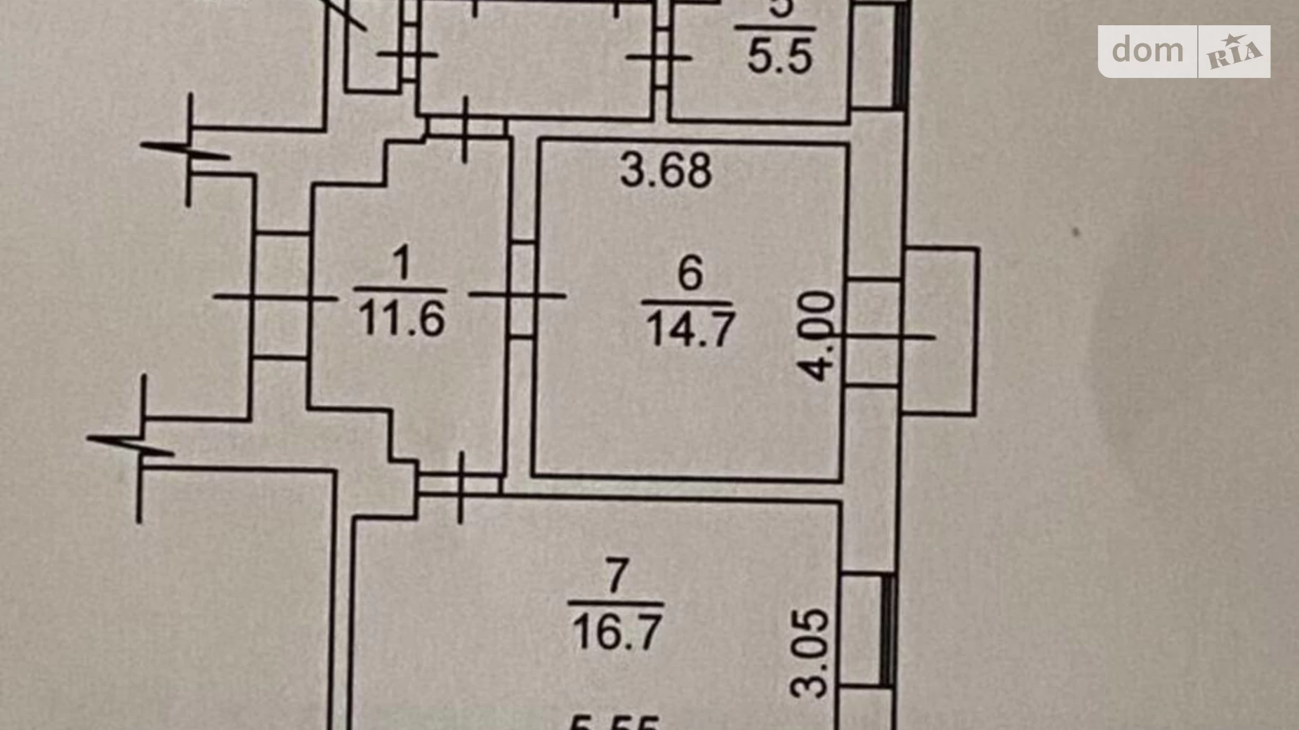 Продается 2-комнатная квартира 55 кв. м в Днепре, просп. Яворницкого Дмитрия