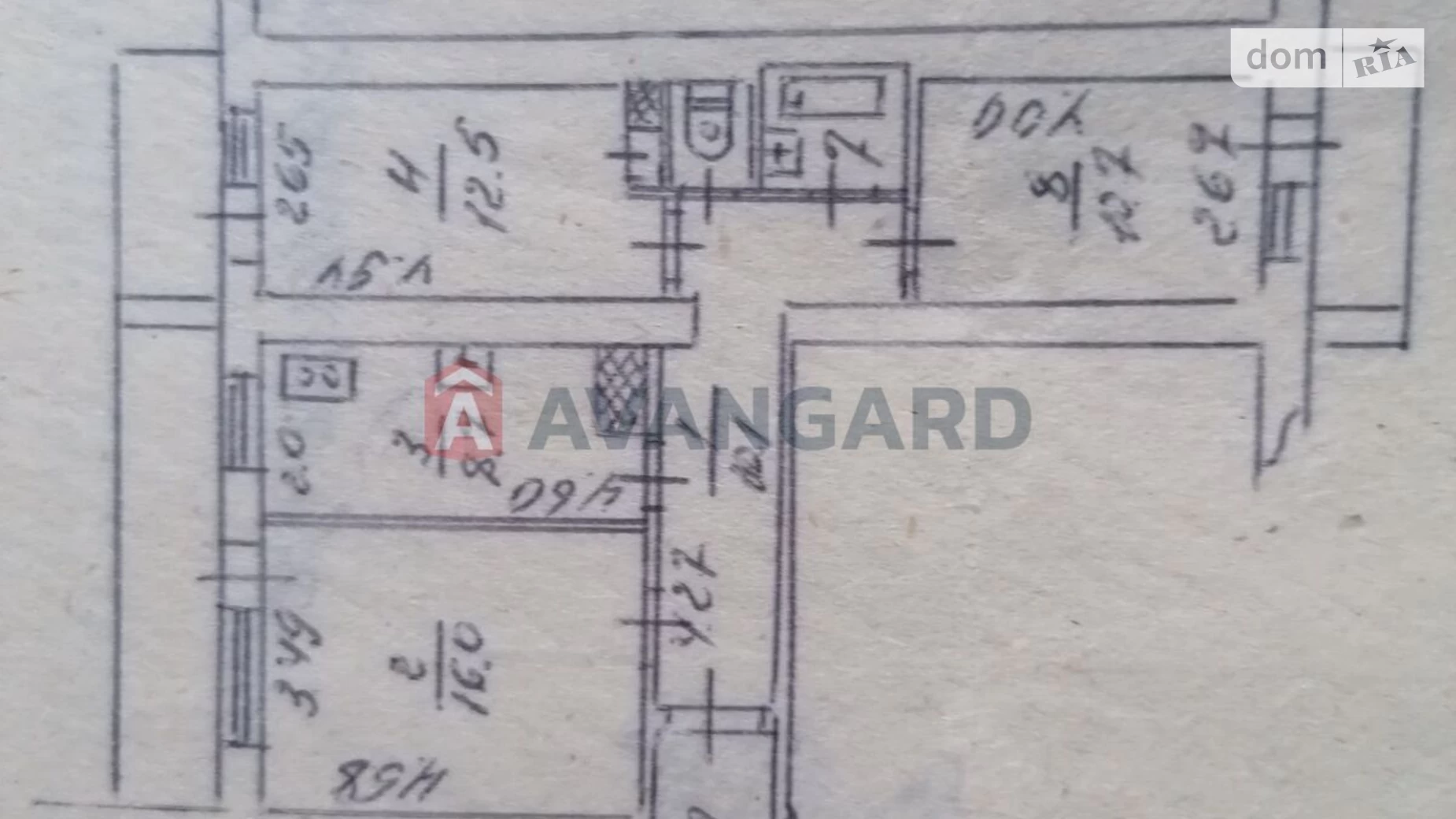 3-комнатная квартира 66 кв. м в Запорожье, Павла-Кичкаса, 15