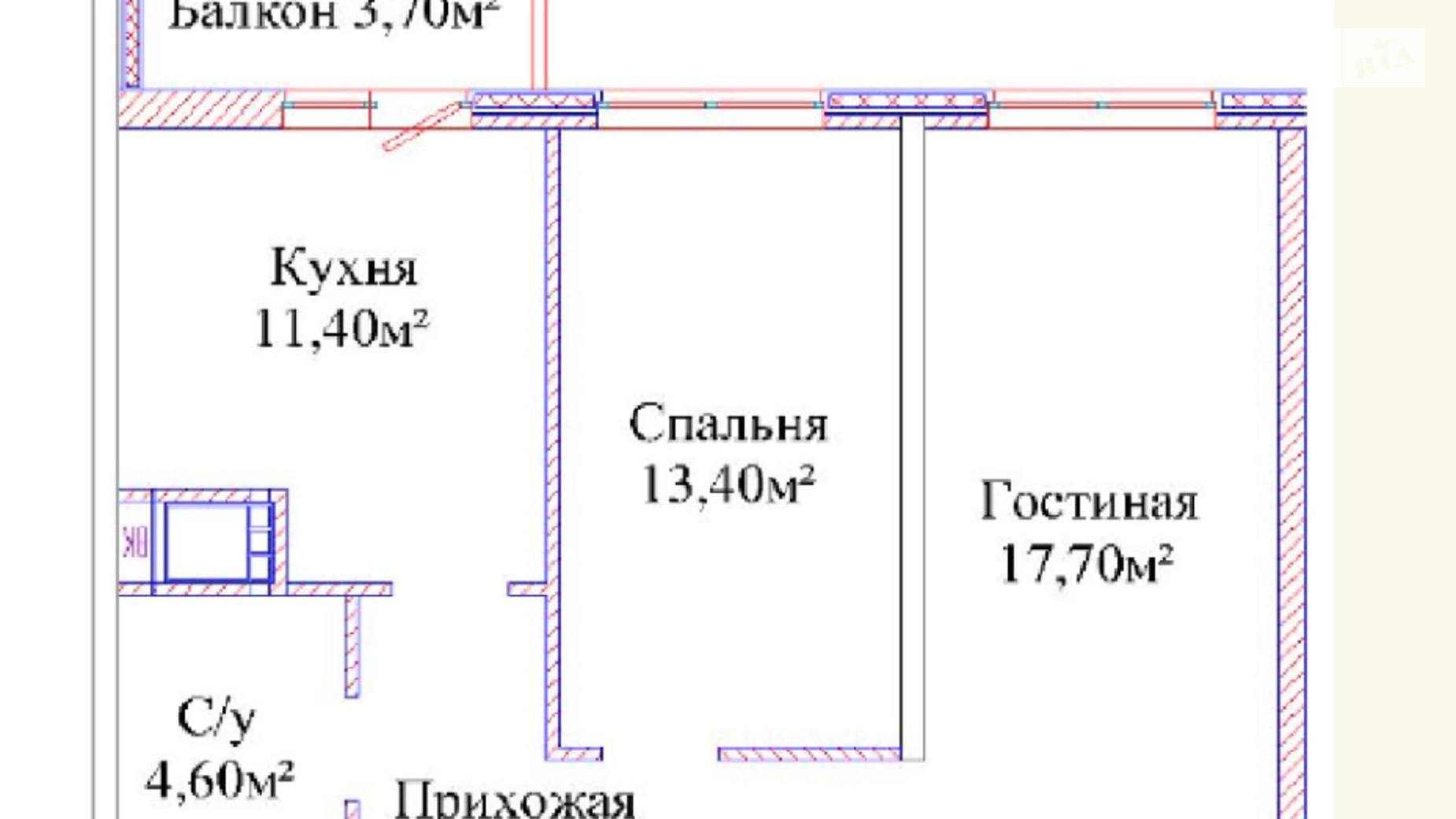 Продается 2-комнатная квартира 55 кв. м в Одессе, ул. Михайловская, 8