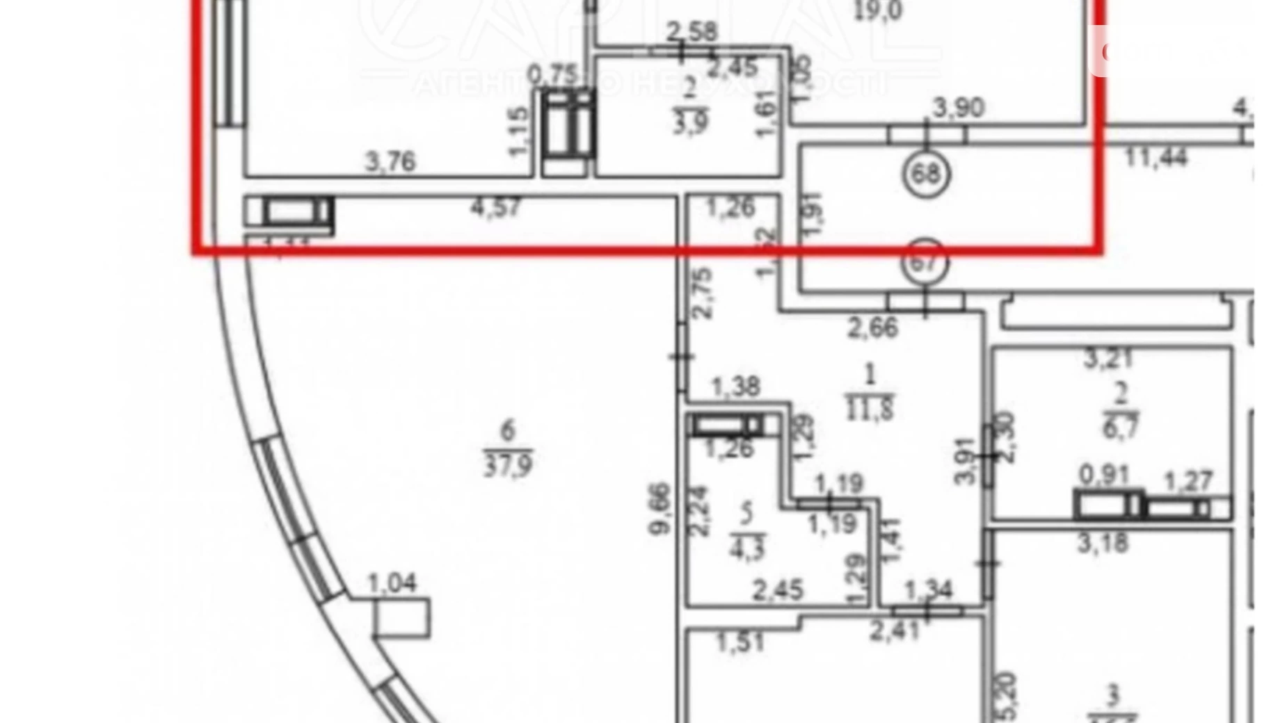 Продается 2-комнатная квартира 80 кв. м в Киеве, ул. Василия Тютюнника, 28А