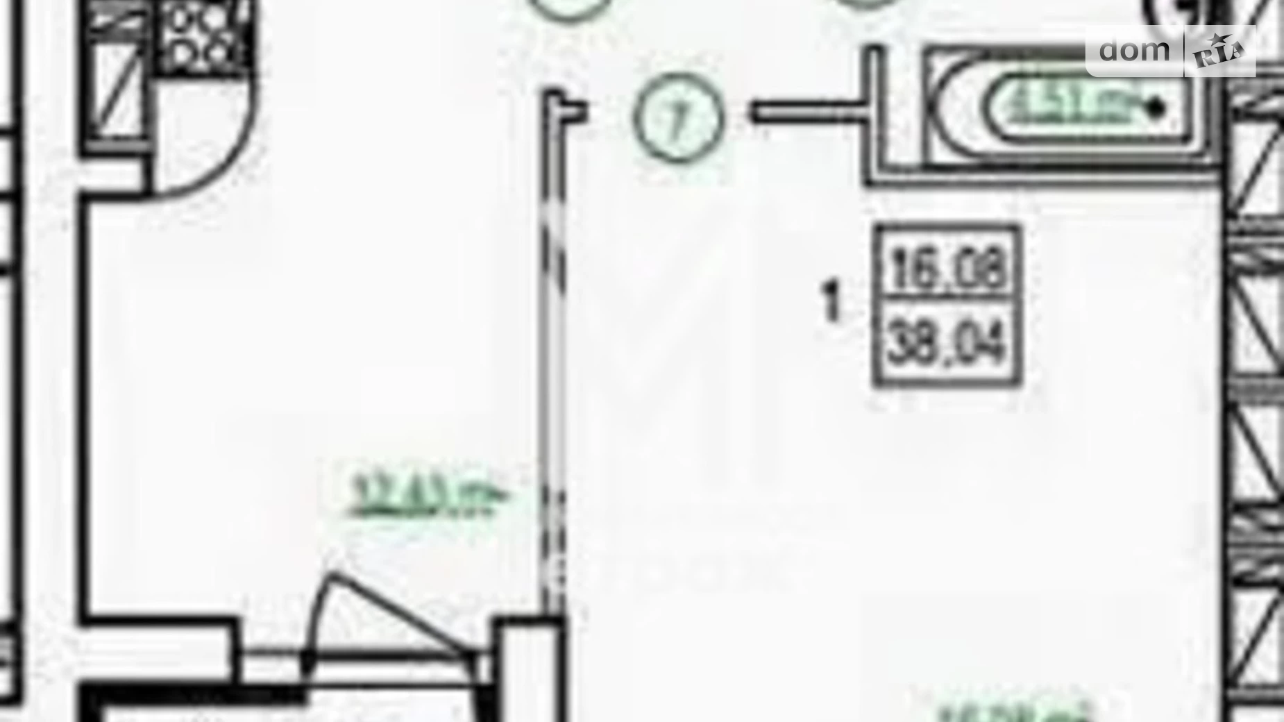 Продається 1-кімнатна квартира 38 кв. м у Харкові, вул. Полтавський Шлях, 184