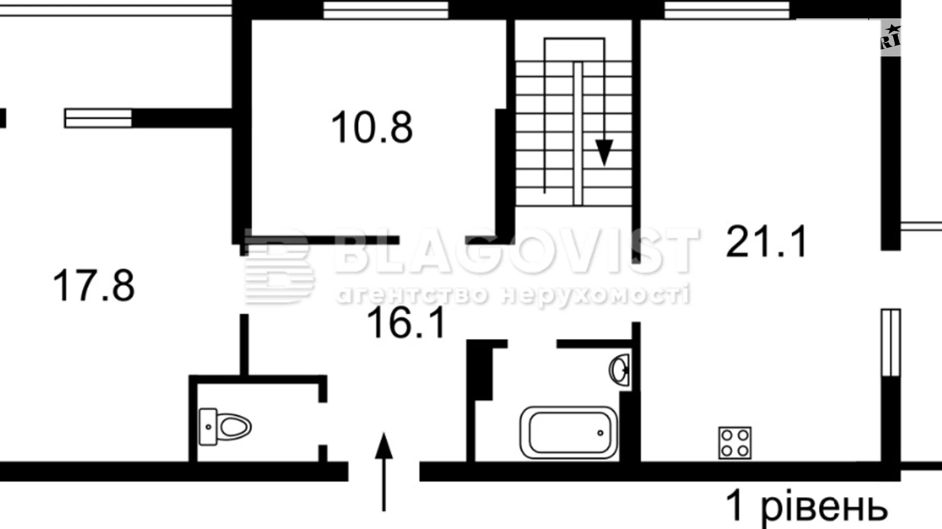 Продается 4-комнатная квартира 123 кв. м в Киеве, просп. Лобановского, 15/7