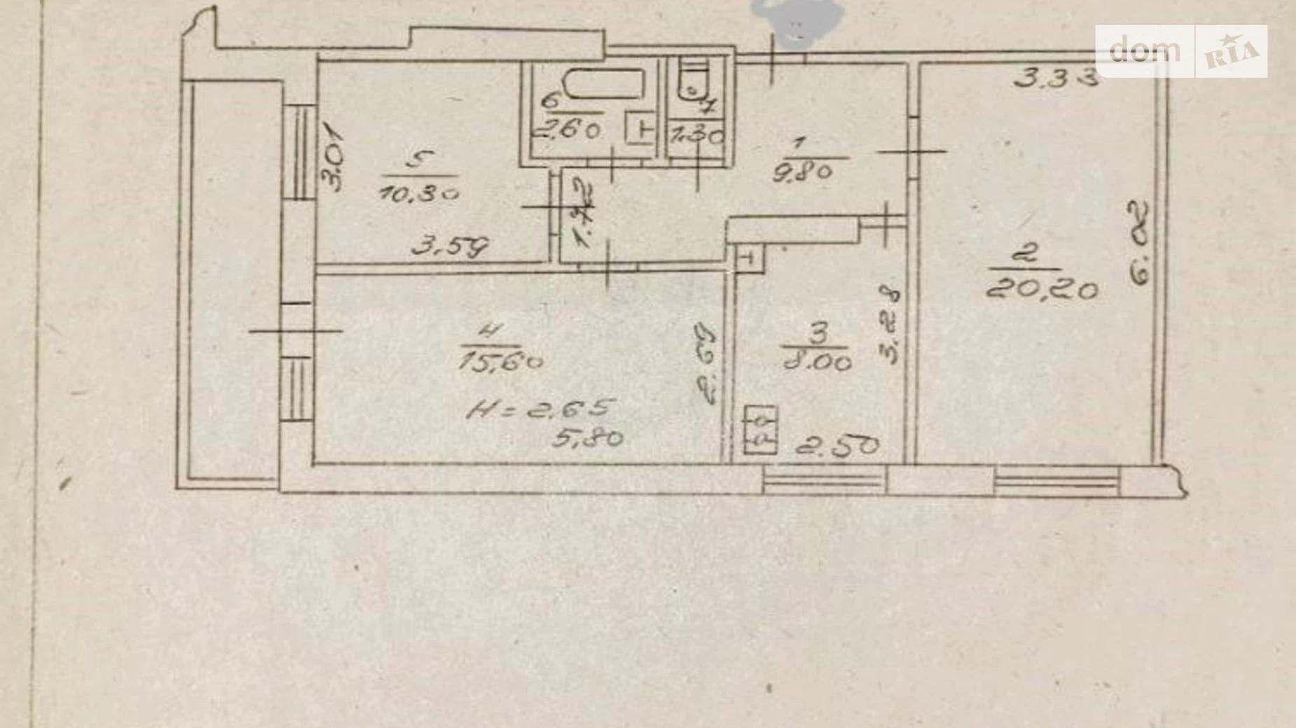 Продається 3-кімнатна квартира 70 кв. м у Харкові, вул. Авіаційна, 3