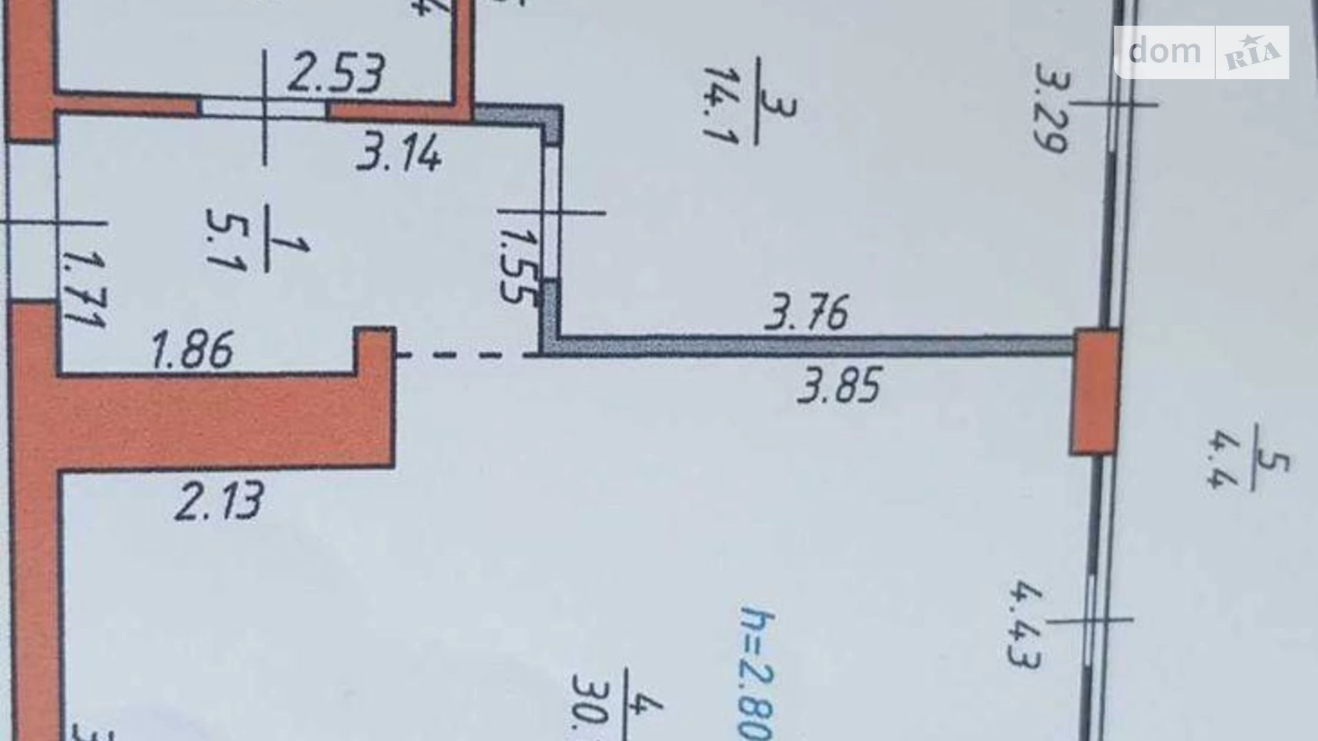 Продается 1-комнатная квартира 60 кв. м в Львове, ул. Замарстиновская, 7Б