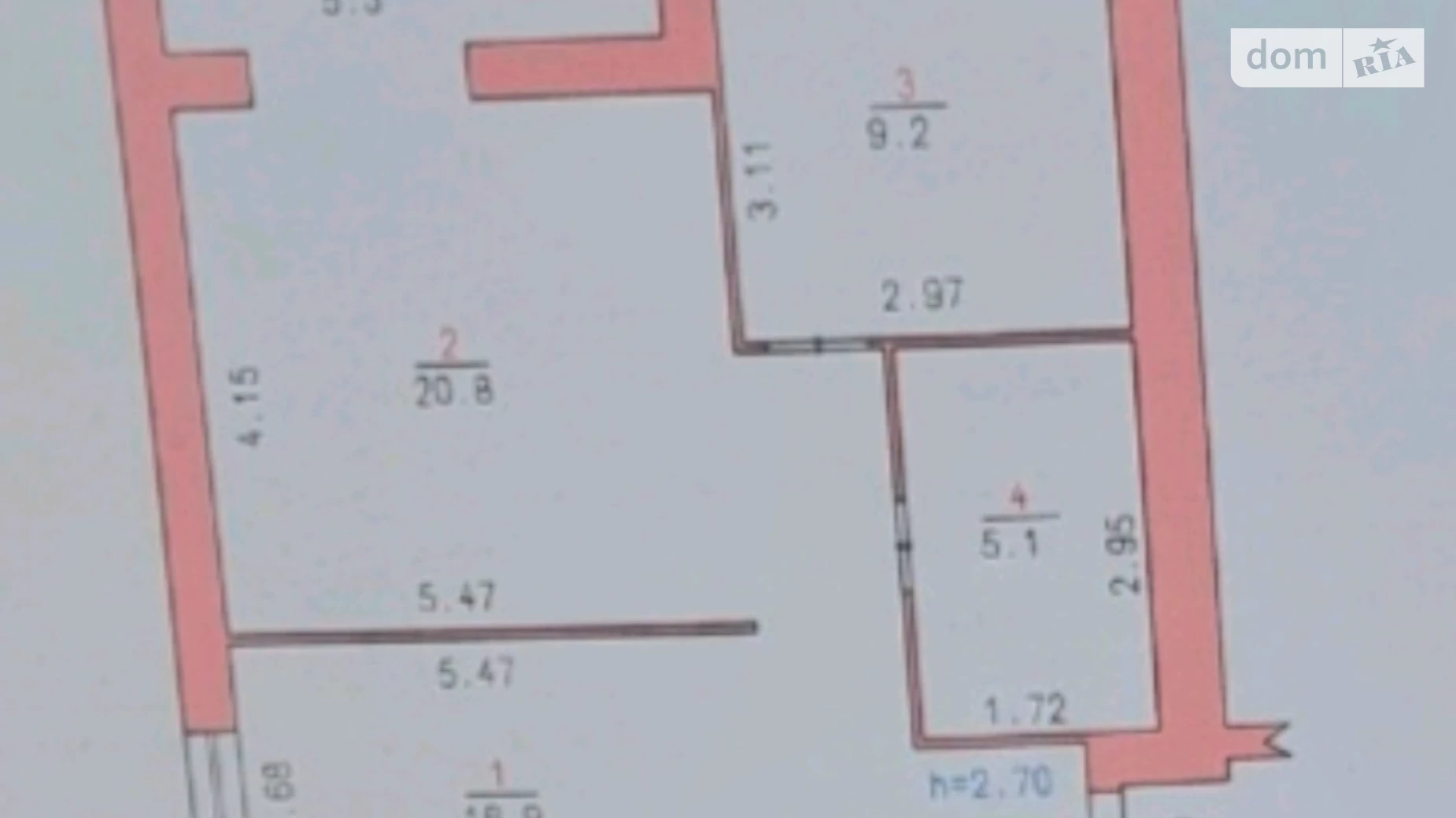 Продається 2-кімнатна квартира 57.3 кв. м у Хмельницькому, вул. Кармелюка, 11/2 - фото 2