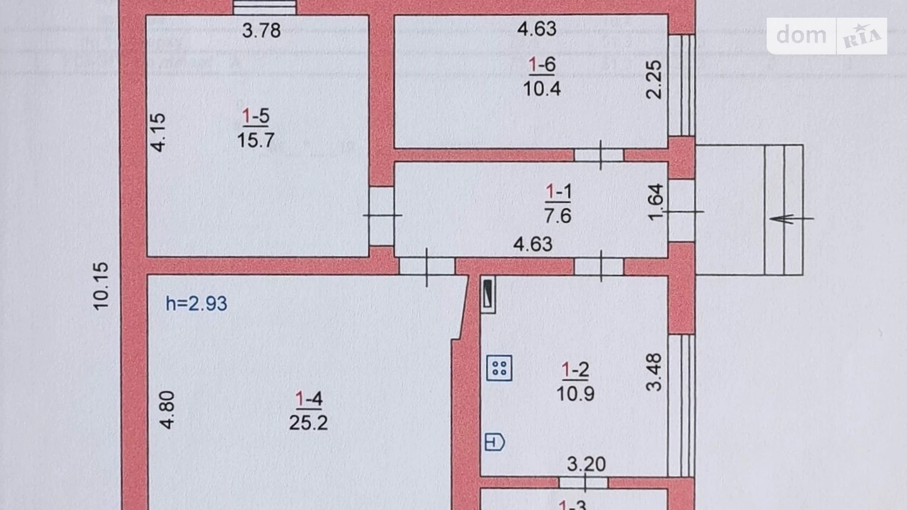 Продается одноэтажный дом 73 кв. м с гаражом, ул. Космонавтов, 31