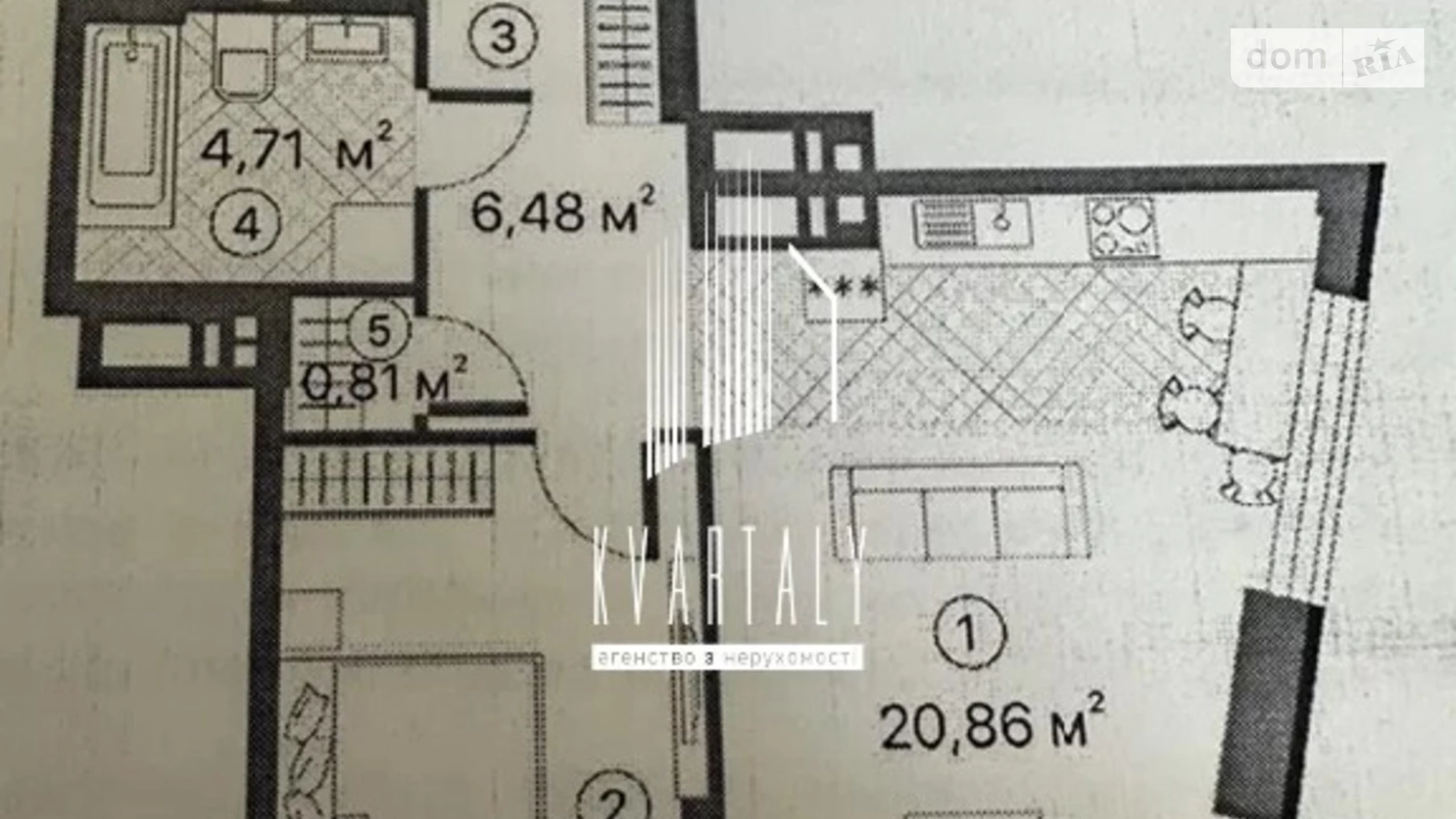 Продается 1-комнатная квартира 43 кв. м в Киеве, ул. Братьев Чебинеевых(Черниговская), 8 - фото 3