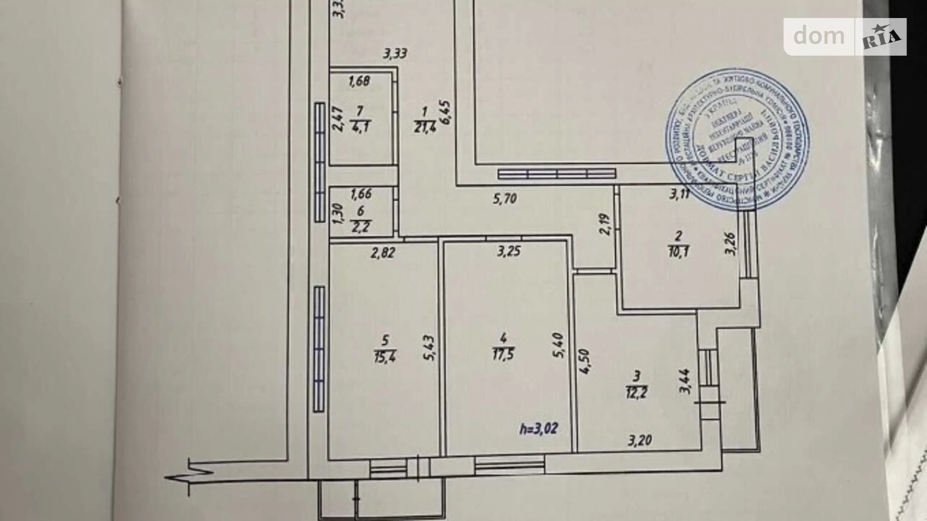 Продается 3-комнатная квартира 87 кв. м в Ровно