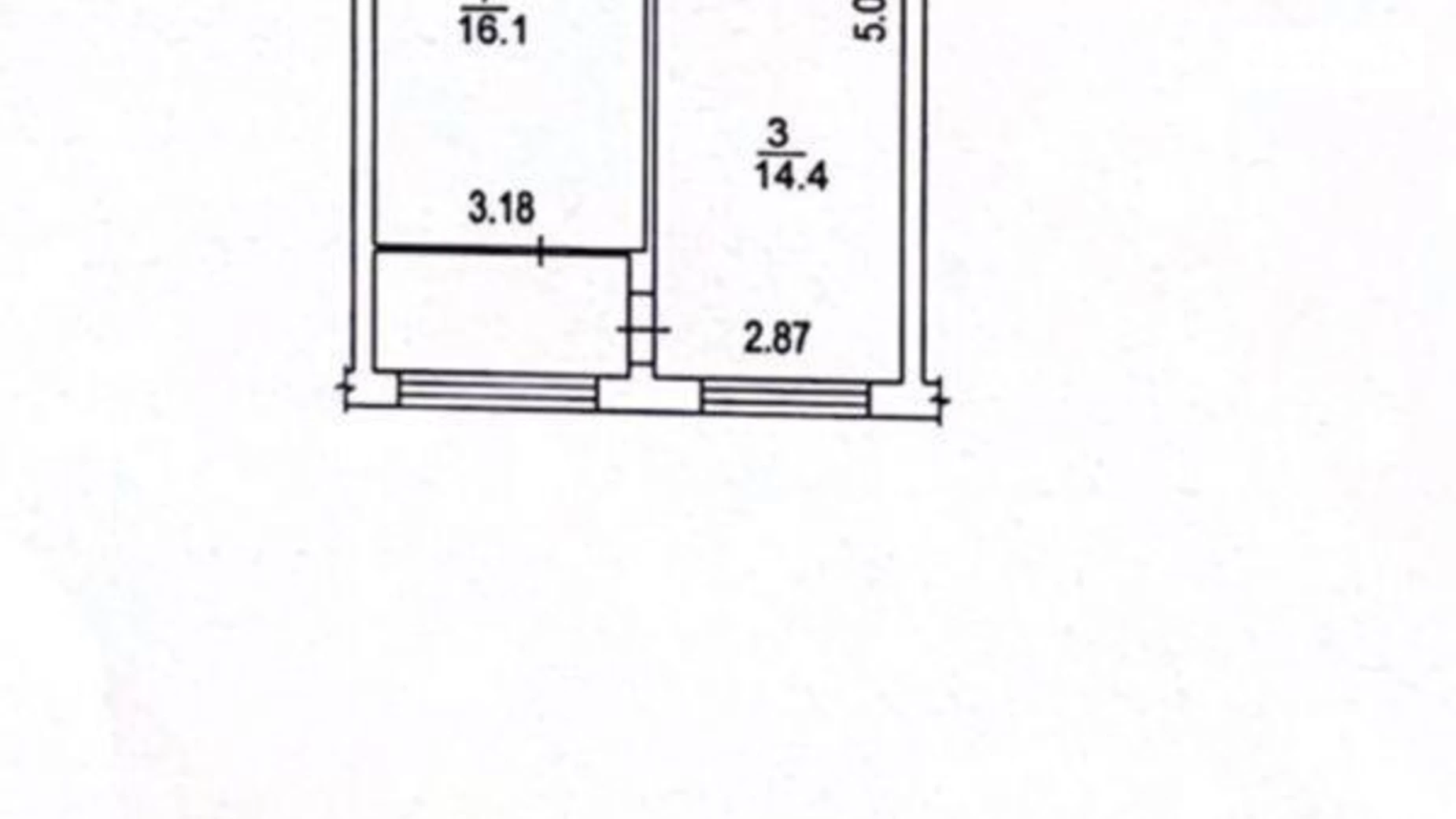 Продается 1-комнатная квартира 44 кв. м в Киеве, ул. Евгения Сверстюка, 6