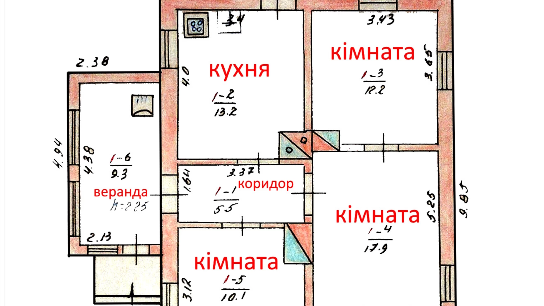 Продается одноэтажный дом 68 кв. м с бассейном, ул. Киевская