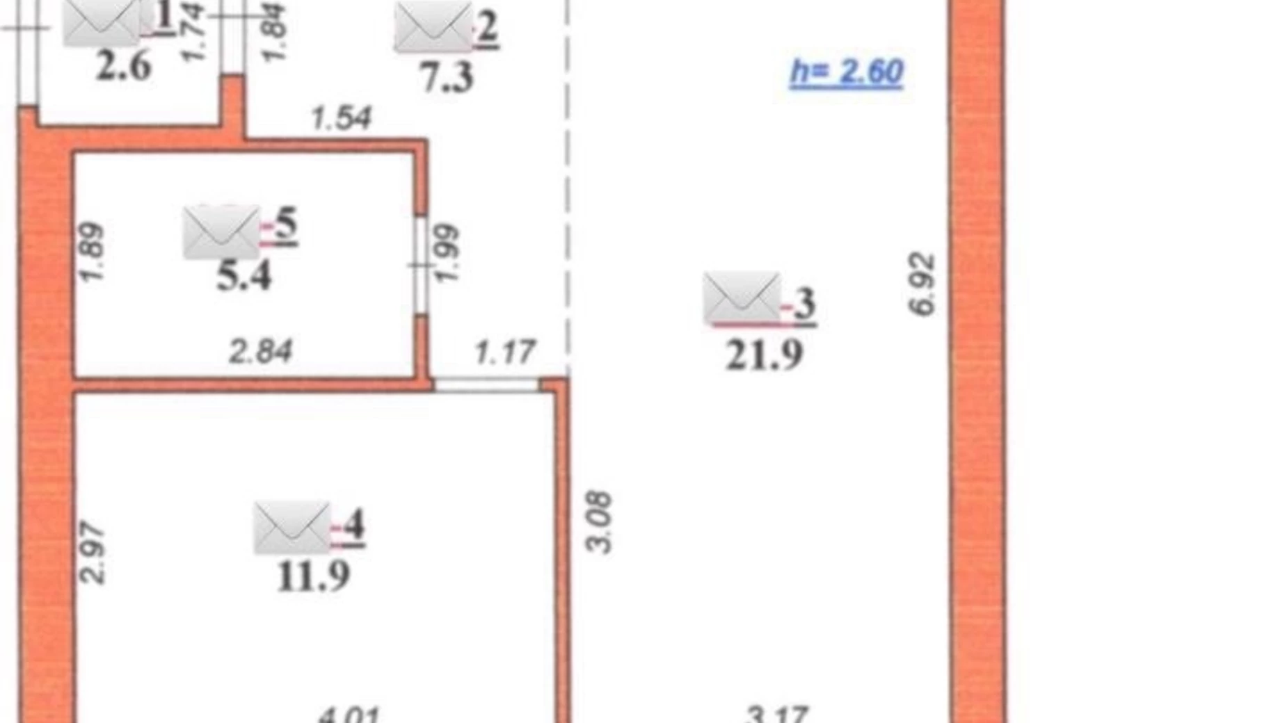 Продается 1-комнатная квартира 49 кв. м в Львове, ул. Стрыйская, 115Е корпус 5