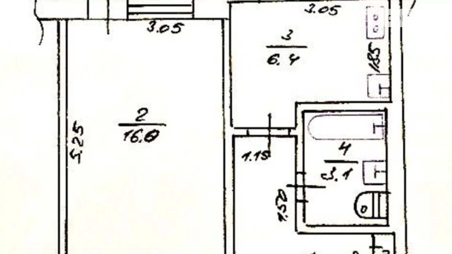 Продается 1-комнатная квартира 33 кв. м в Харькове, ул. Валентиновская, 58 - фото 2