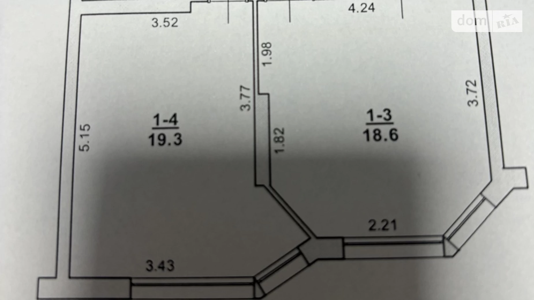 Продається 1-кімнатна квартира 61 кв. м у Хмельницькому, вул. Будівельників