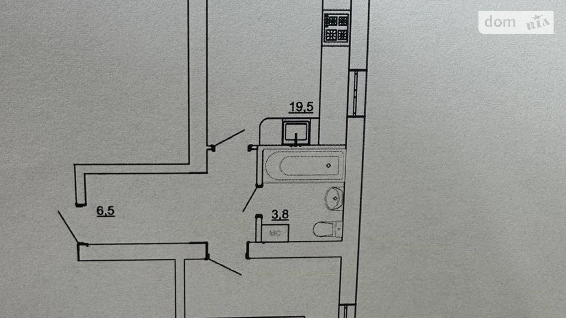 Продается 1-комнатная квартира 51 кв. м в Ровно - фото 2